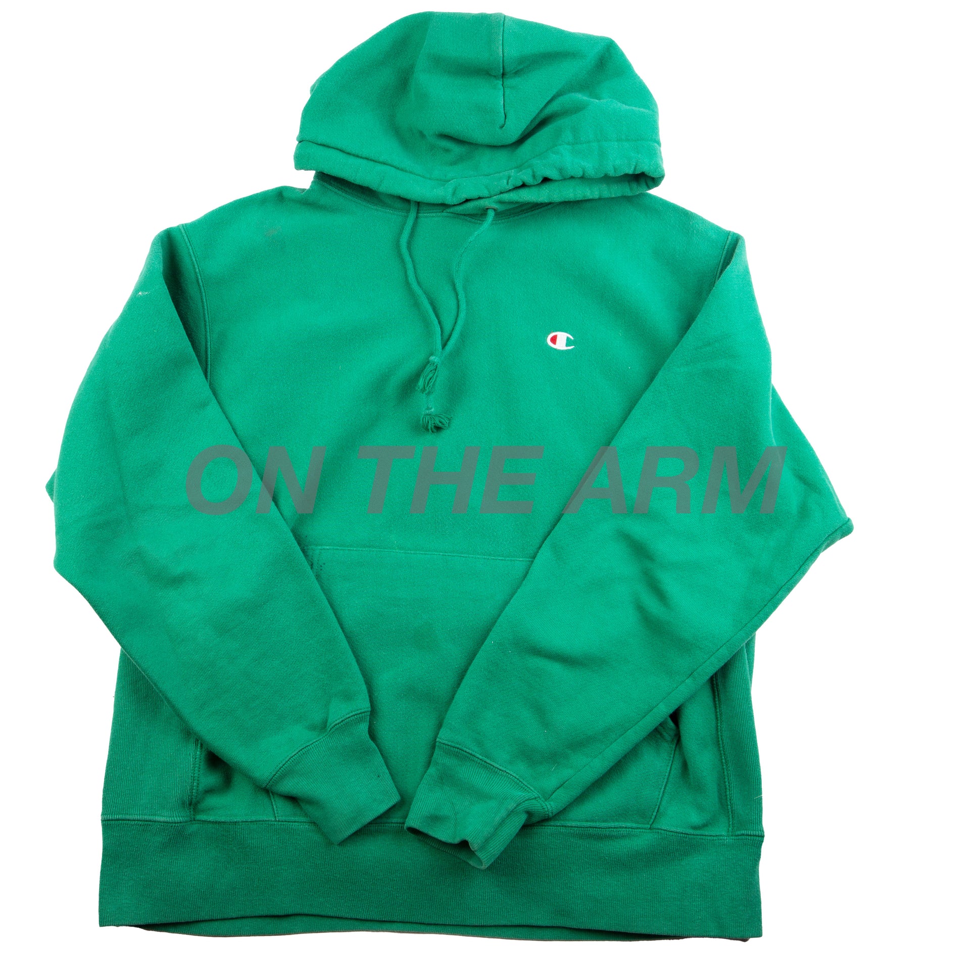 Vintage Green Champion Hoodie