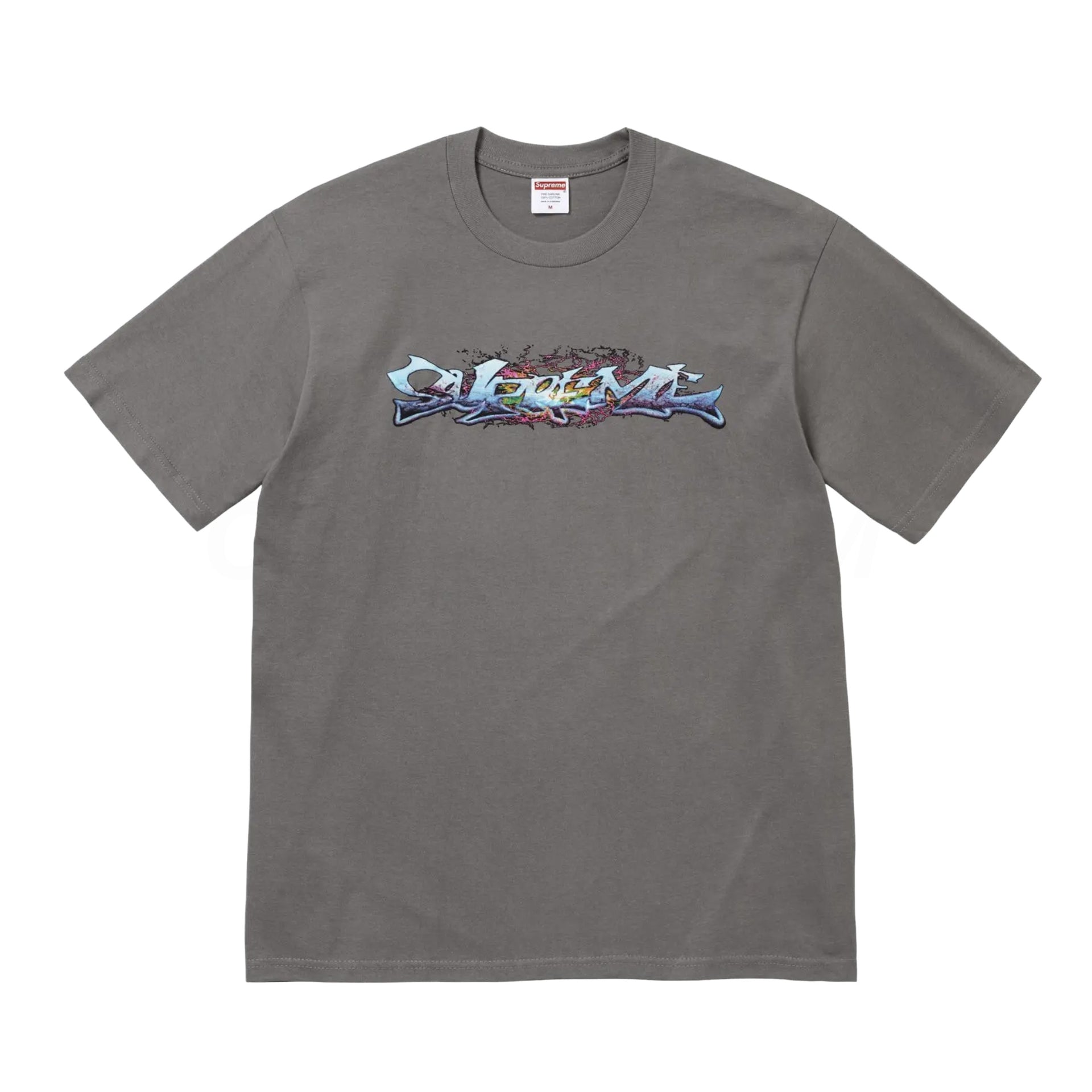 Supreme Charcoal Grey Tag Tee