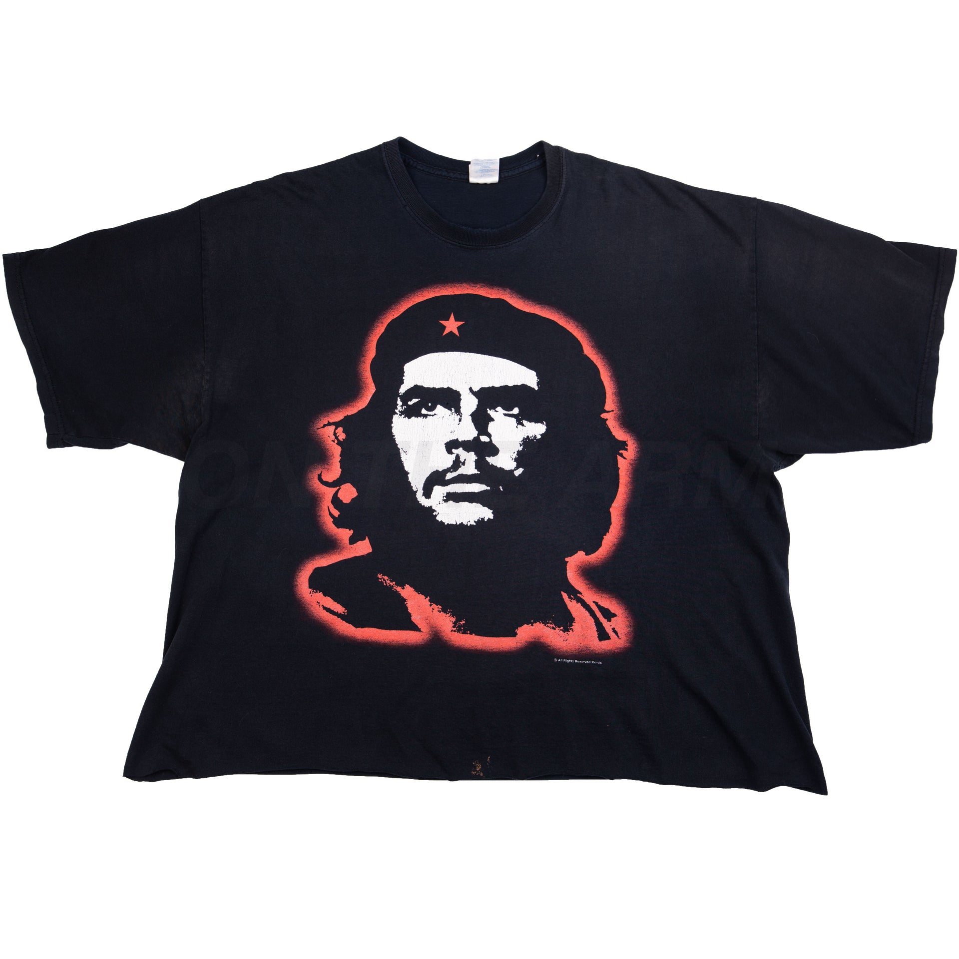 Vintage Black Che Guevara Cropped Tee (2000's)