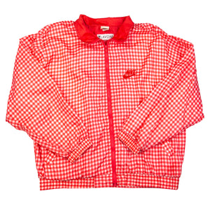 Vintage Red Checkered Nike Windbreaker (1990's)