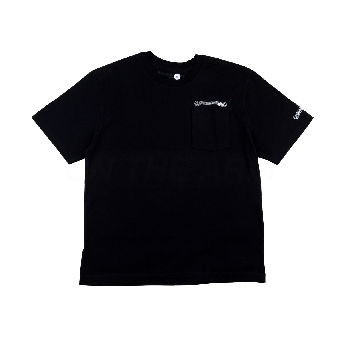 Chrome Hearts Black Foil Scroll Pocket Tee