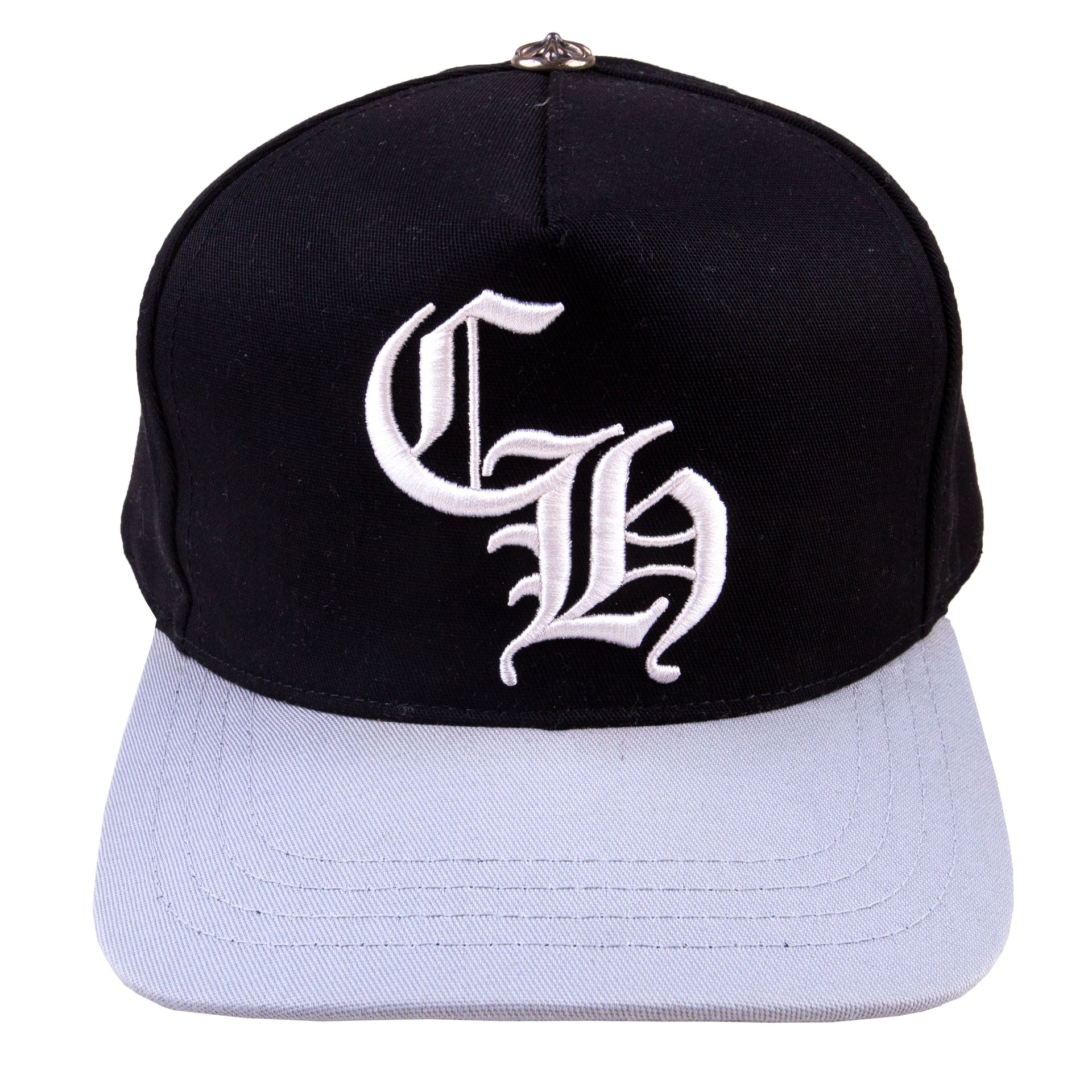 Chrome Hearts Black/Grey CH Baseball Hat PRE-OWNED