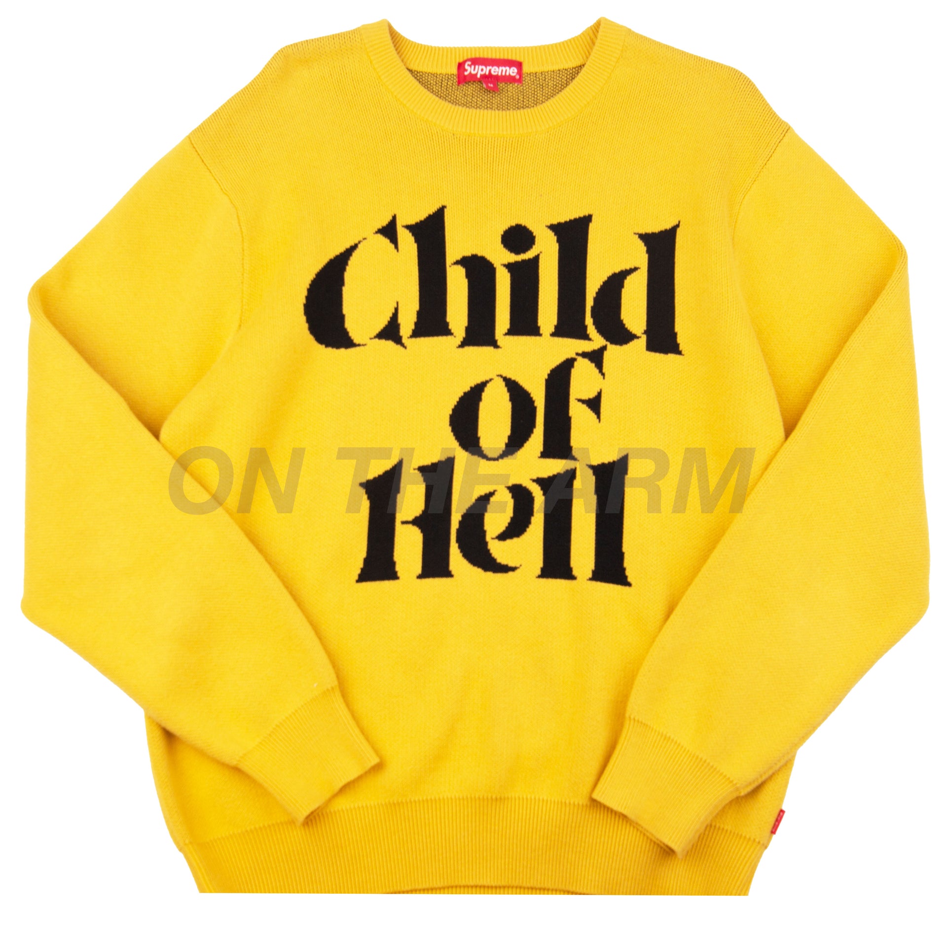 Supreme Yellow Child Of Hell Knit PRE-OWNED