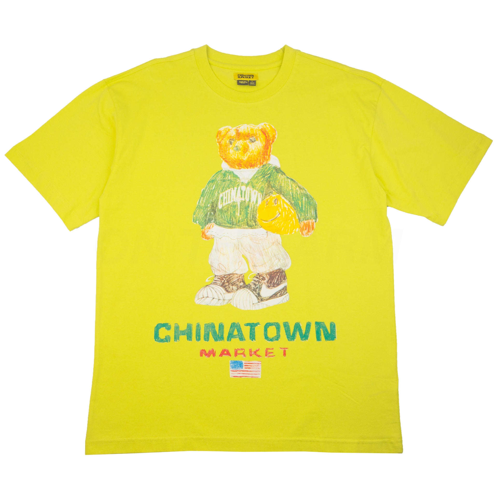 Chinatown Market Neon Polo Bear Tee PRE-OWNED