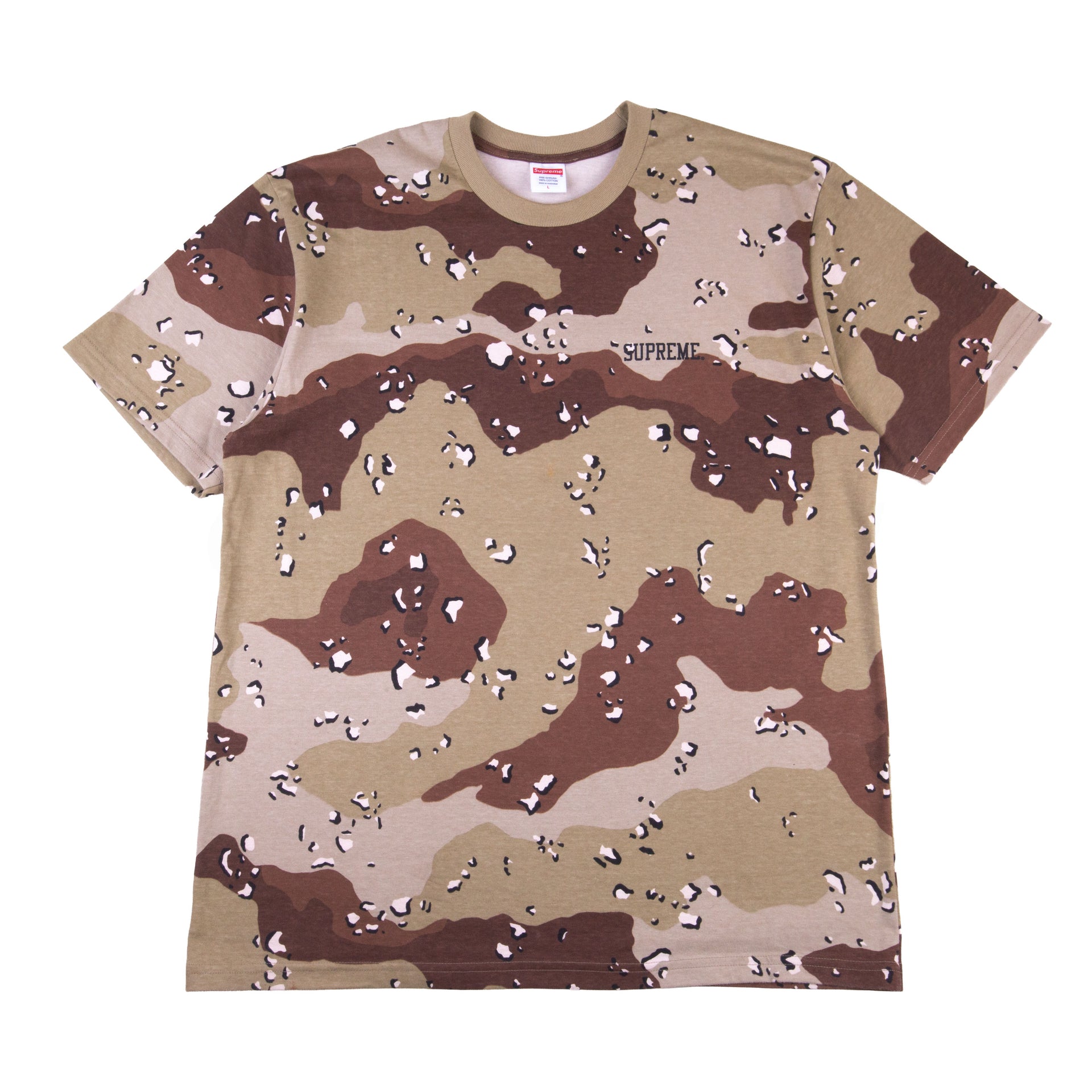 Supreme Chip Camo Dash Snow Tee PRE-OWNED