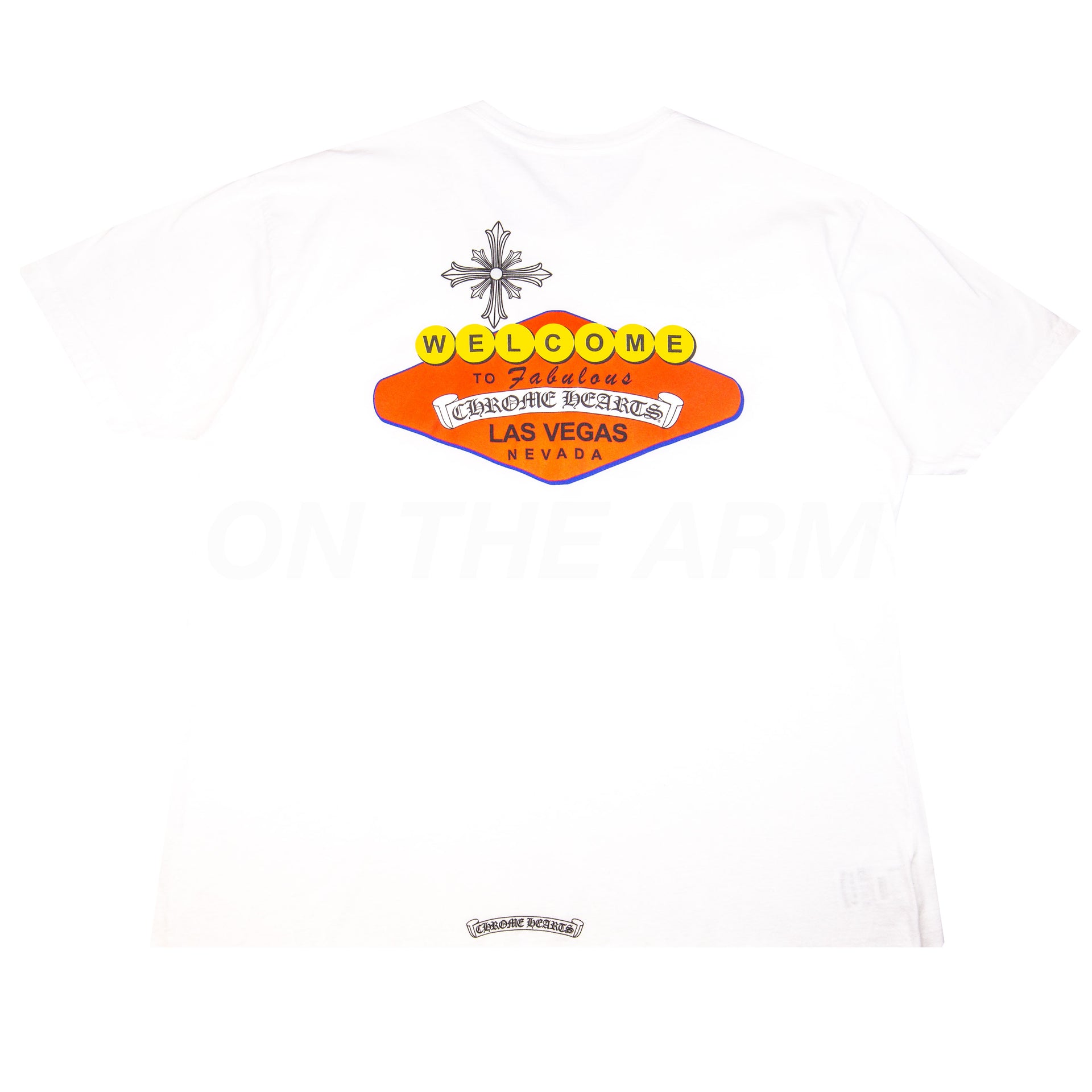 Chrome Hearts White Las Vegas Tee PRE-OWNED
