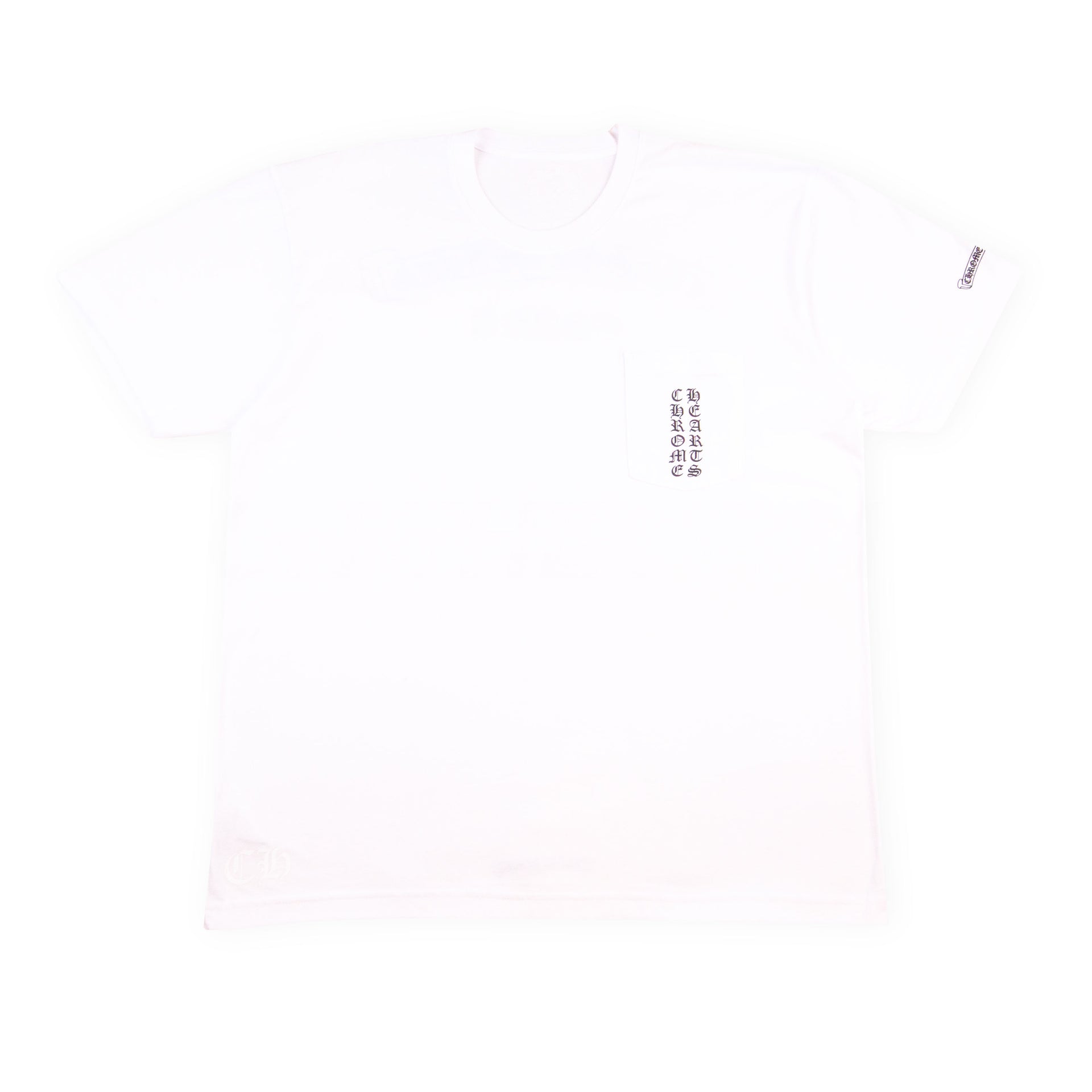 Chrome Hearts White Tokyo Scroll Pocket Tee