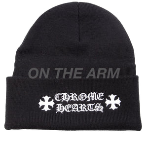Chrome Hearts Black Beanie