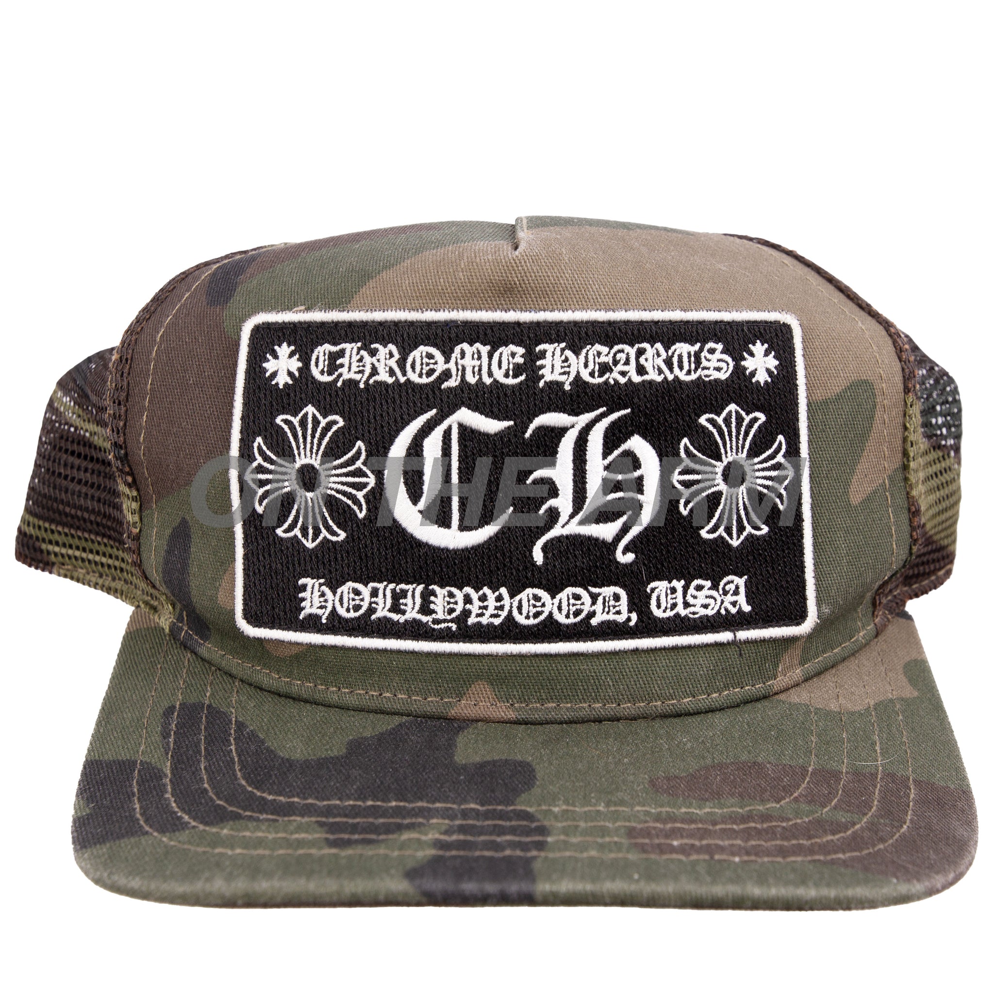 Chrome Hearts Camo Trucker Hat PRE-OWNED