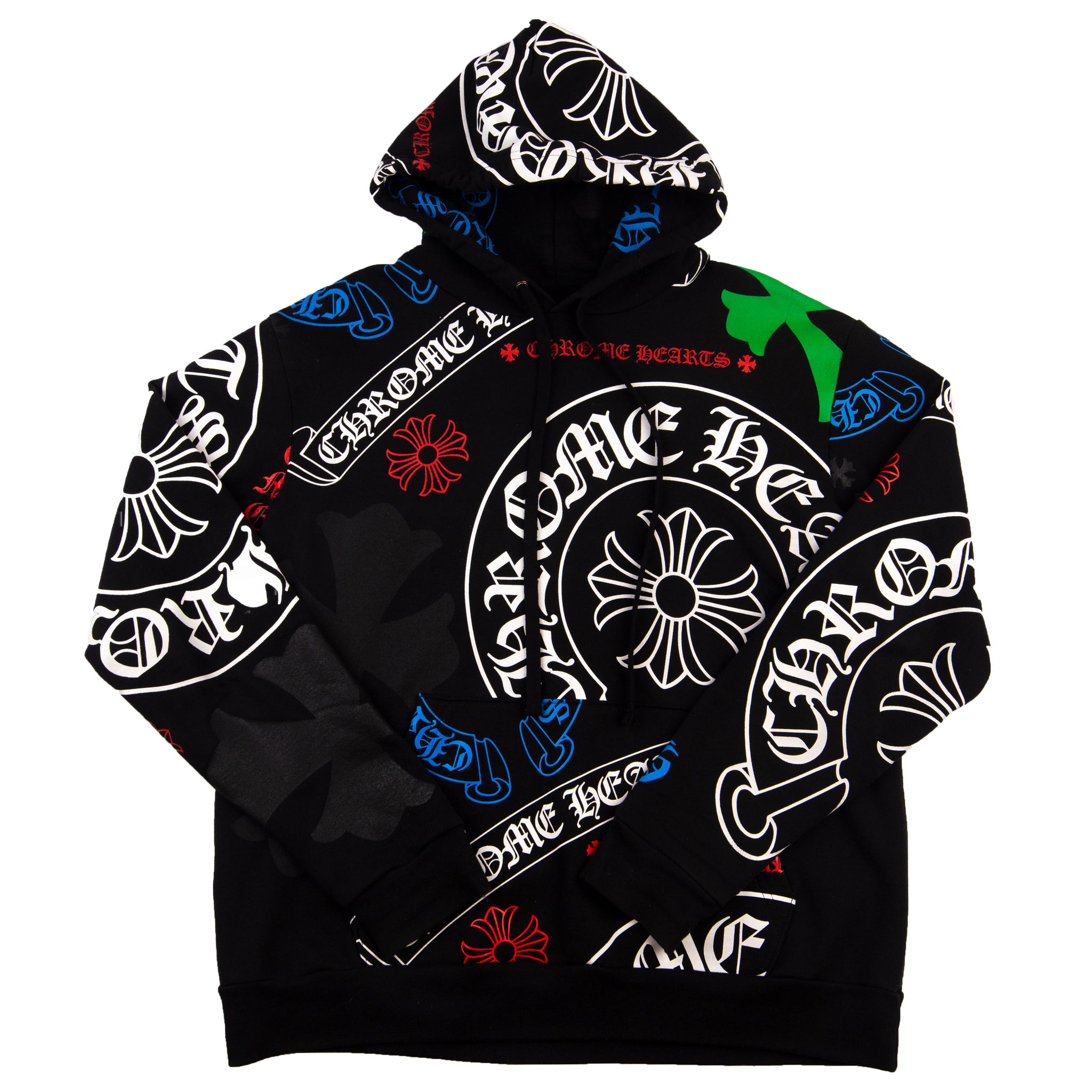Chrome Hearts Black Stencil Hoodie PRE-OWNED