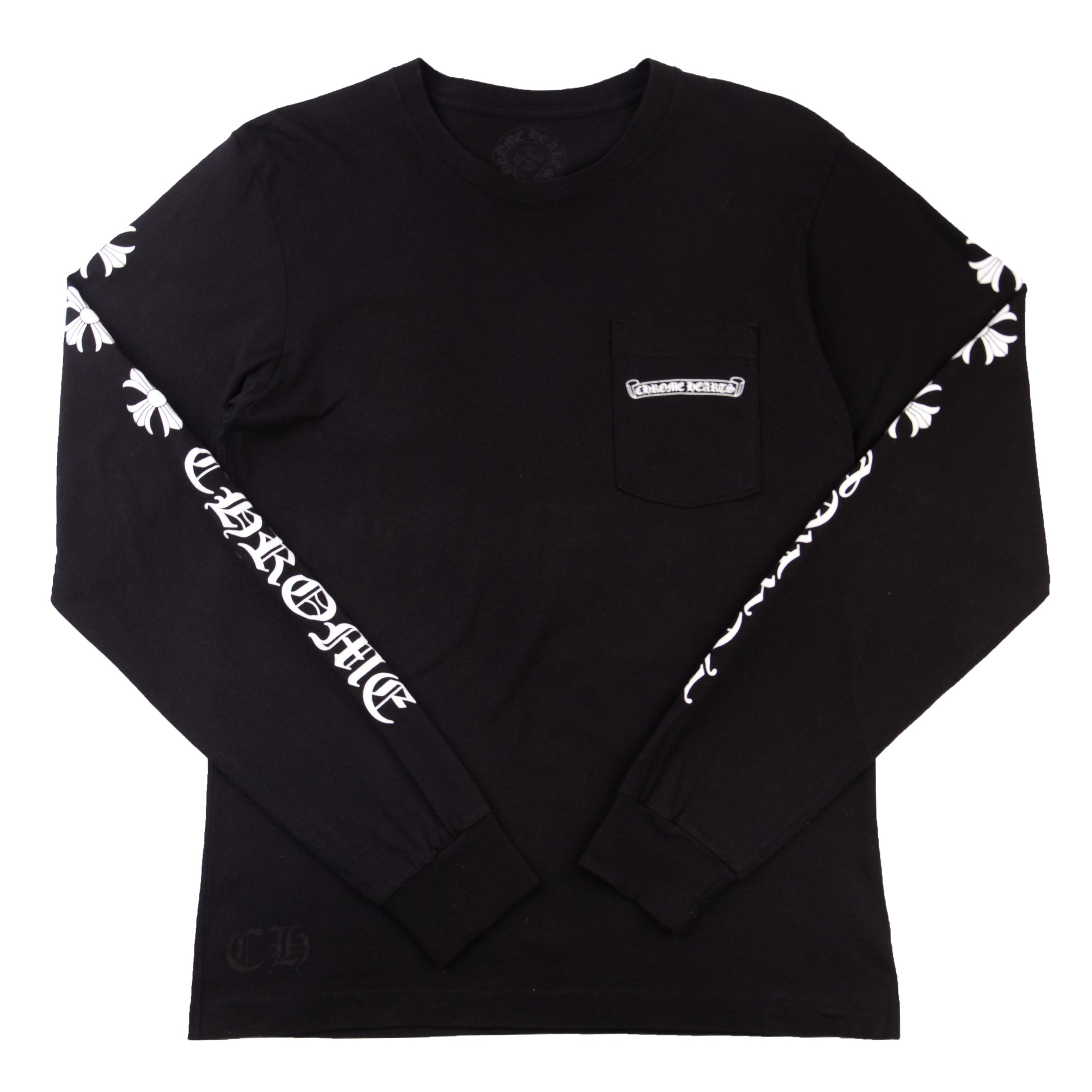 Chrome Hearts Black Sleeve Logo Pocket L/S PRE-OWNED