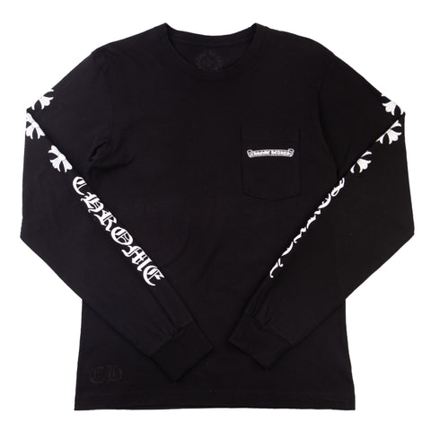 Chrome Hearts Black Sleeve Logo Pocket L/S PRE-OWNED