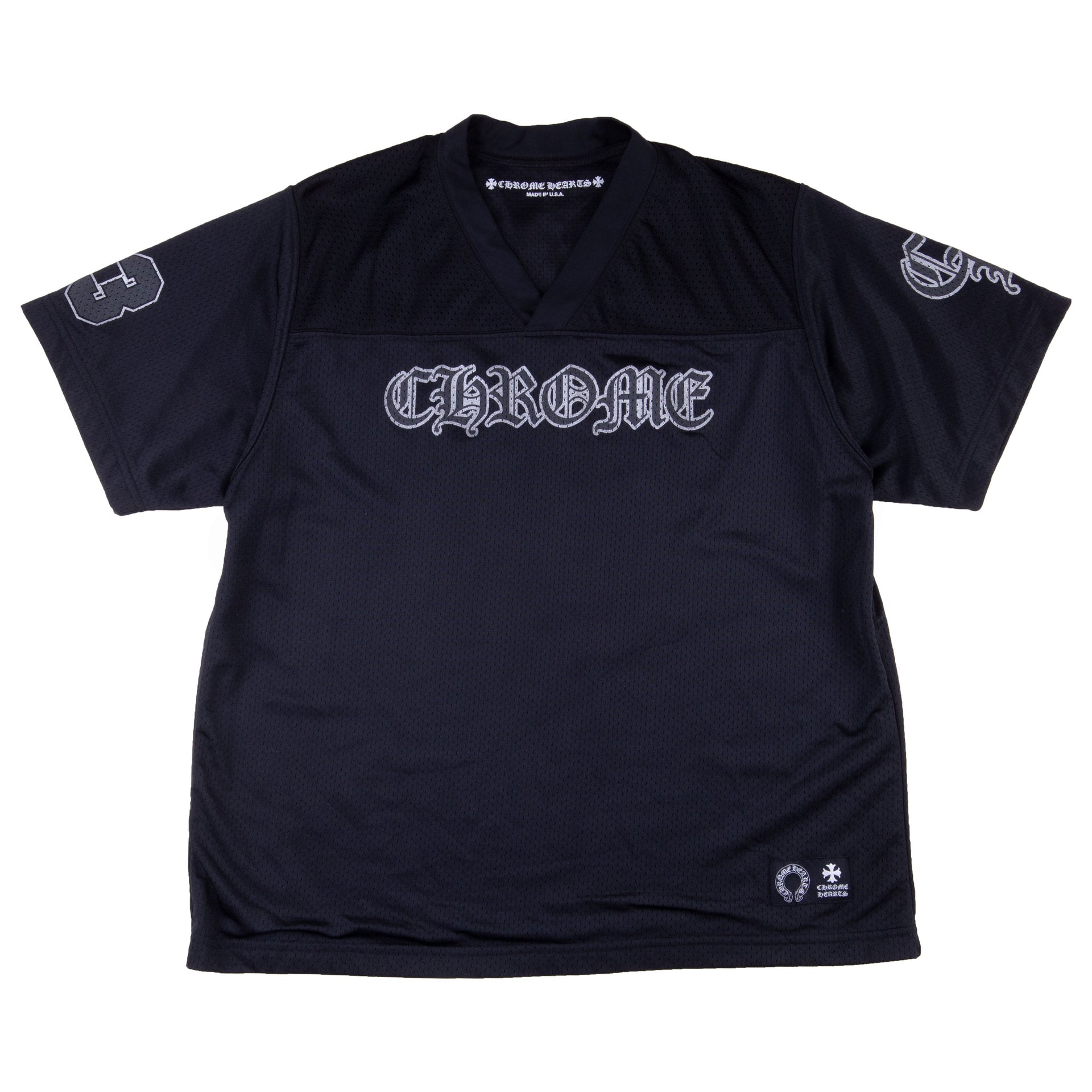 Chrome Hearts Black Stadium Mesh Jersey PRE-OWNED