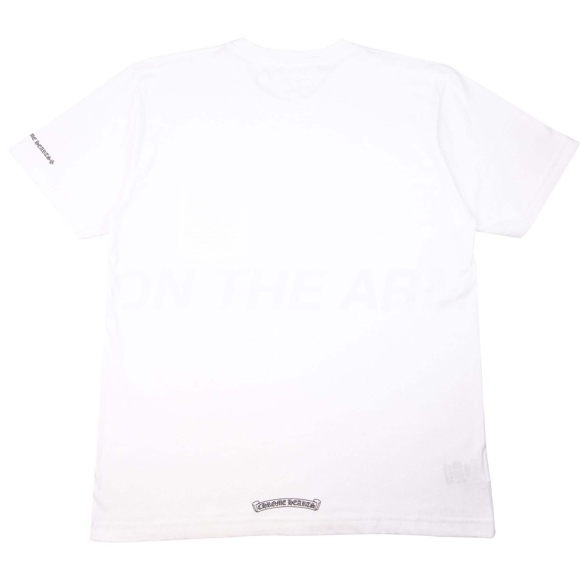 Chrome Hearts White Neck Logo Tee