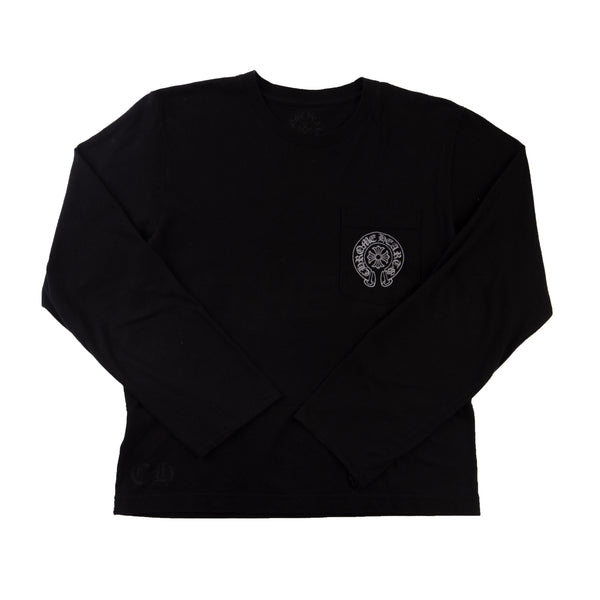 Chrome Hearts Black/Silver Staff L/S PRE-OWNED
