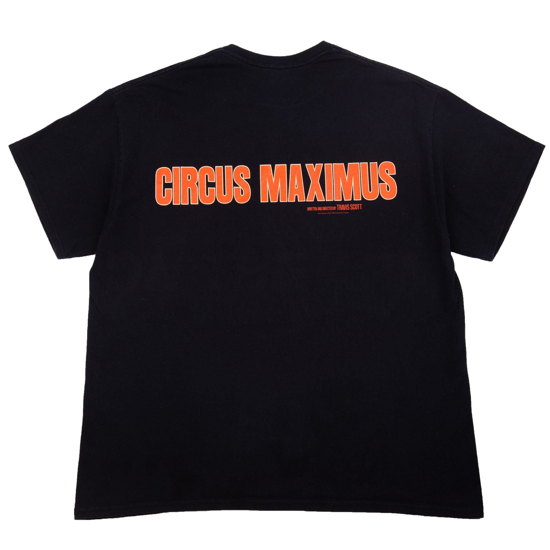 Travis Scott Black Utopia Circus Maximus Tee PRE-OWNED