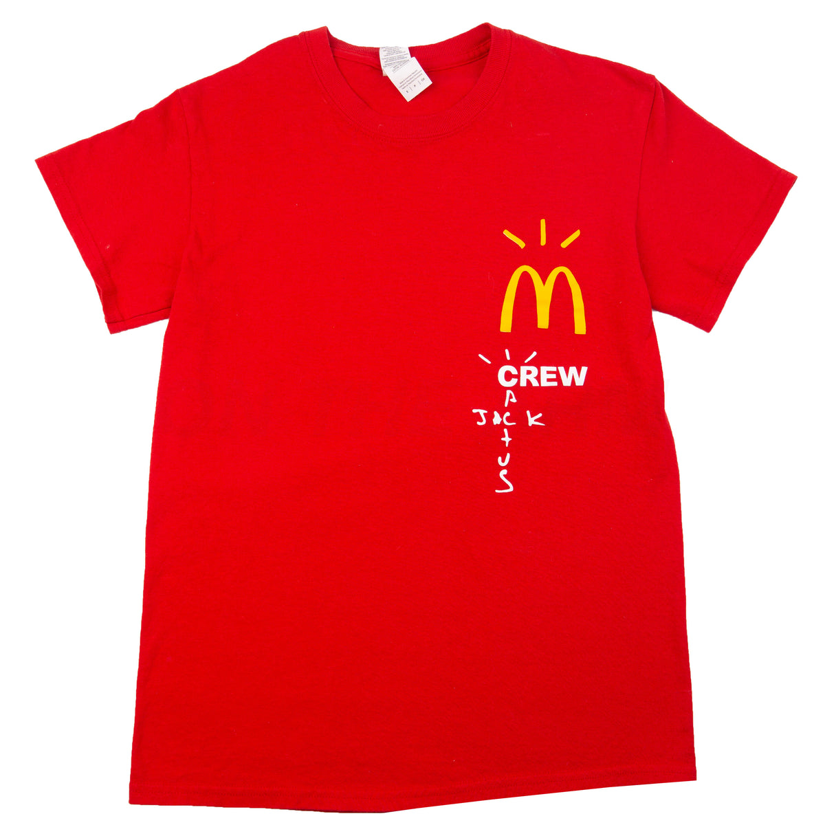 Travis Scott Red McDonalds Crew Tee PRE-OWNED – On The Arm