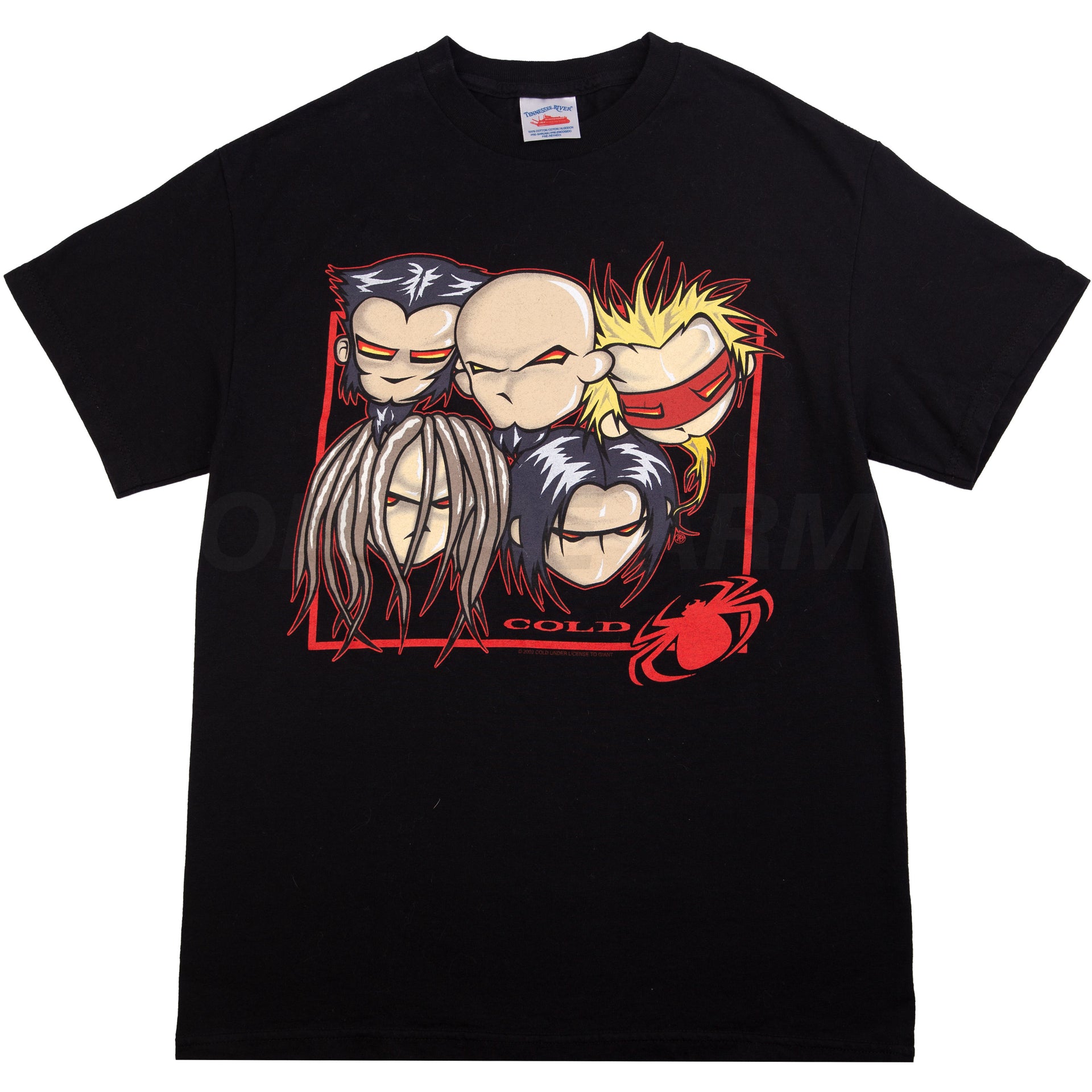 Vintage Black Cold Band Tee (2002)