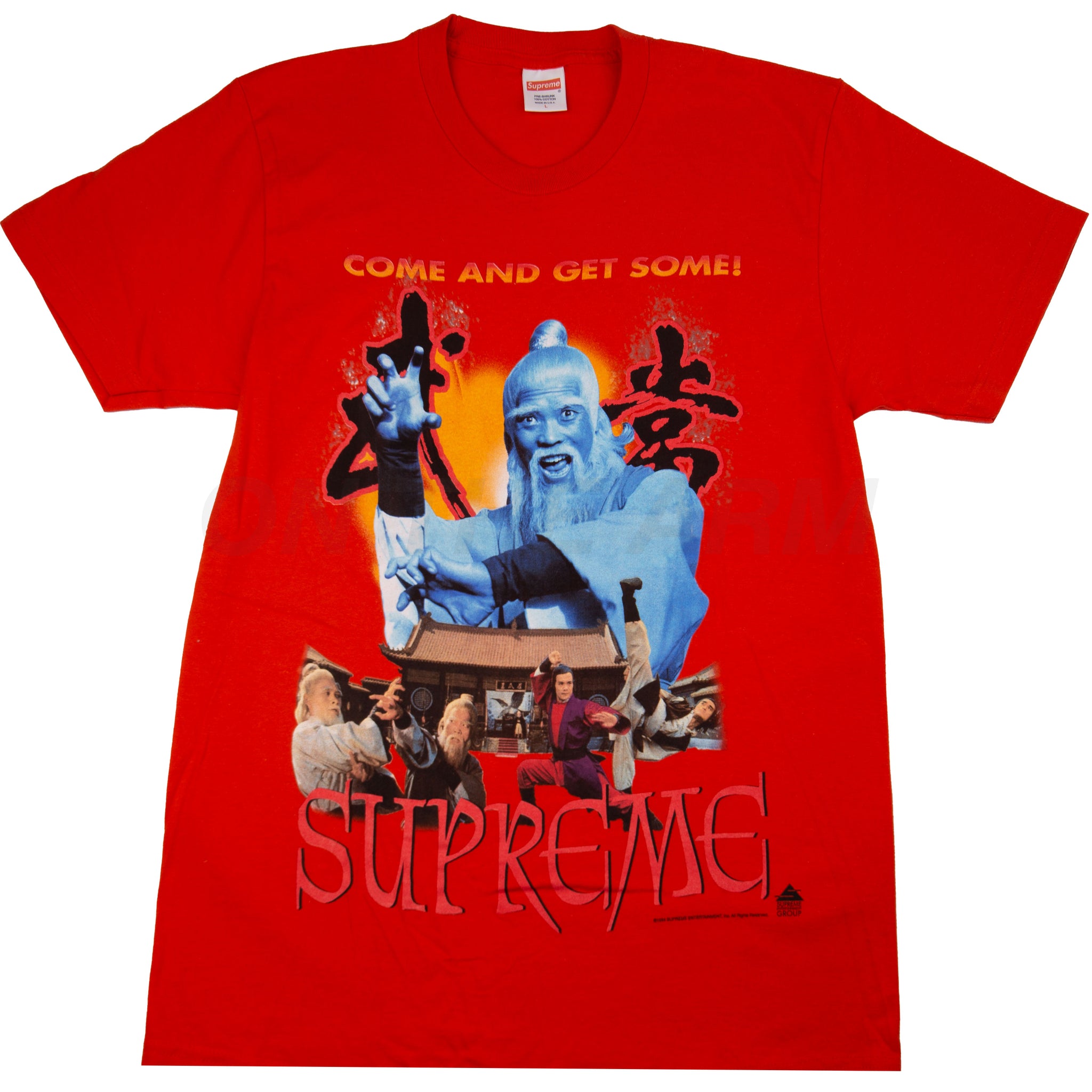 Supreme Orange Shaolin Tee (2013) PRE-OWNED