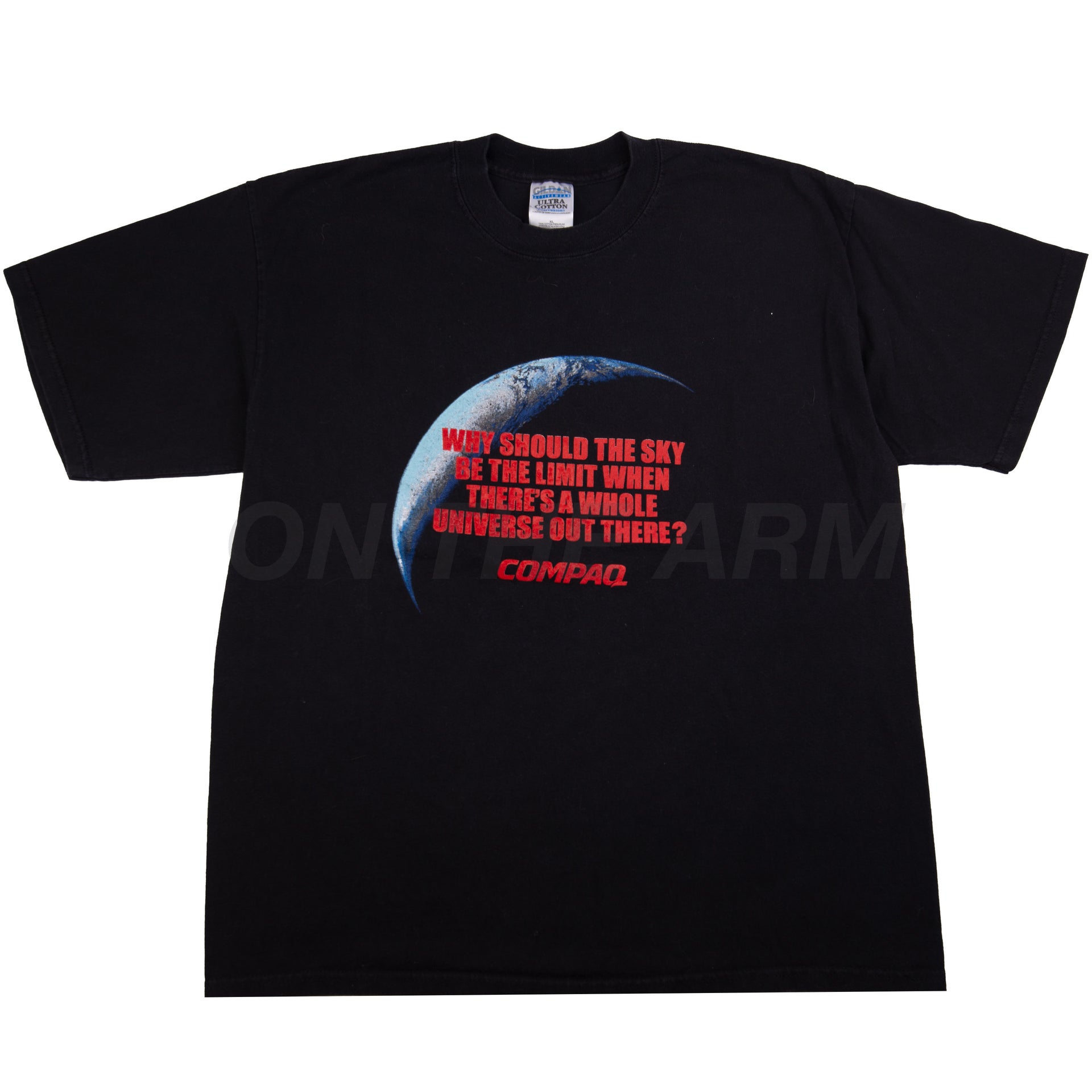 Vintage Black Compaq Whole Universe Tee (2000's)