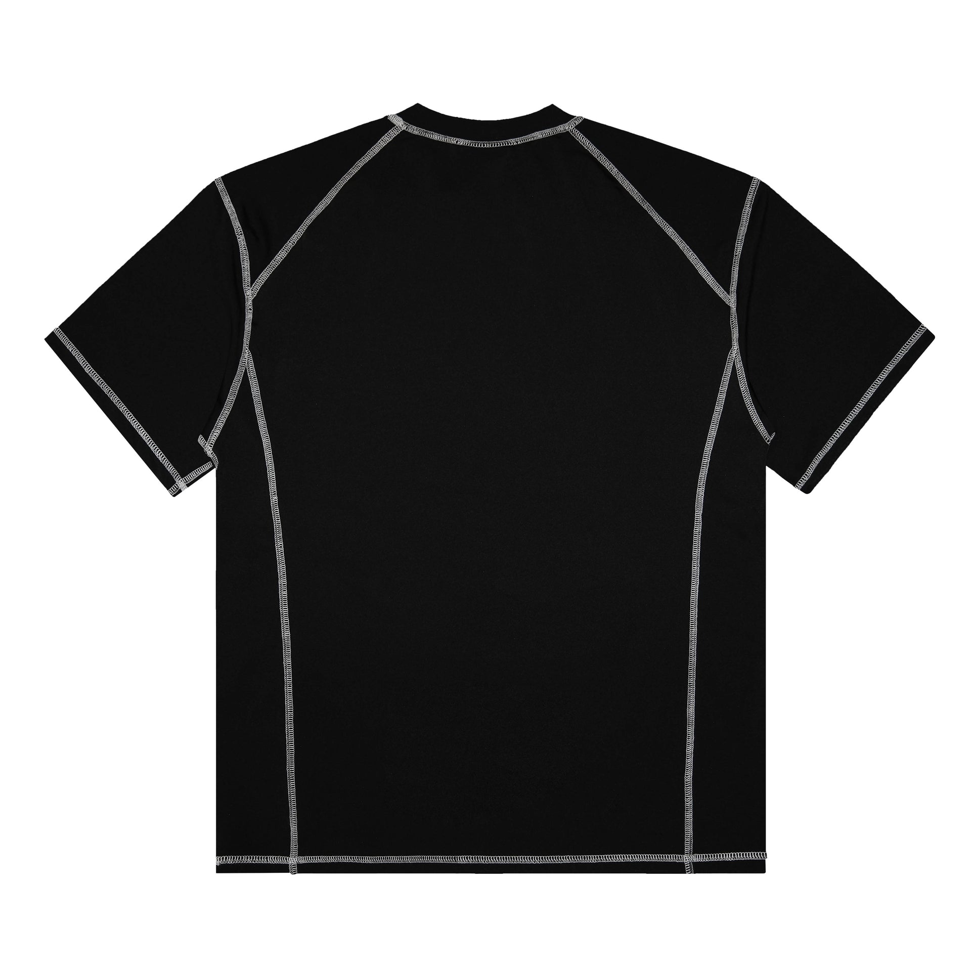OTA Black Contrast Stitch Optics Sport Warm Up Top