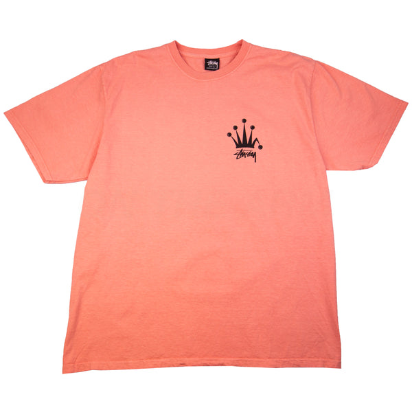 Stussy Coral Crown Logo Tee