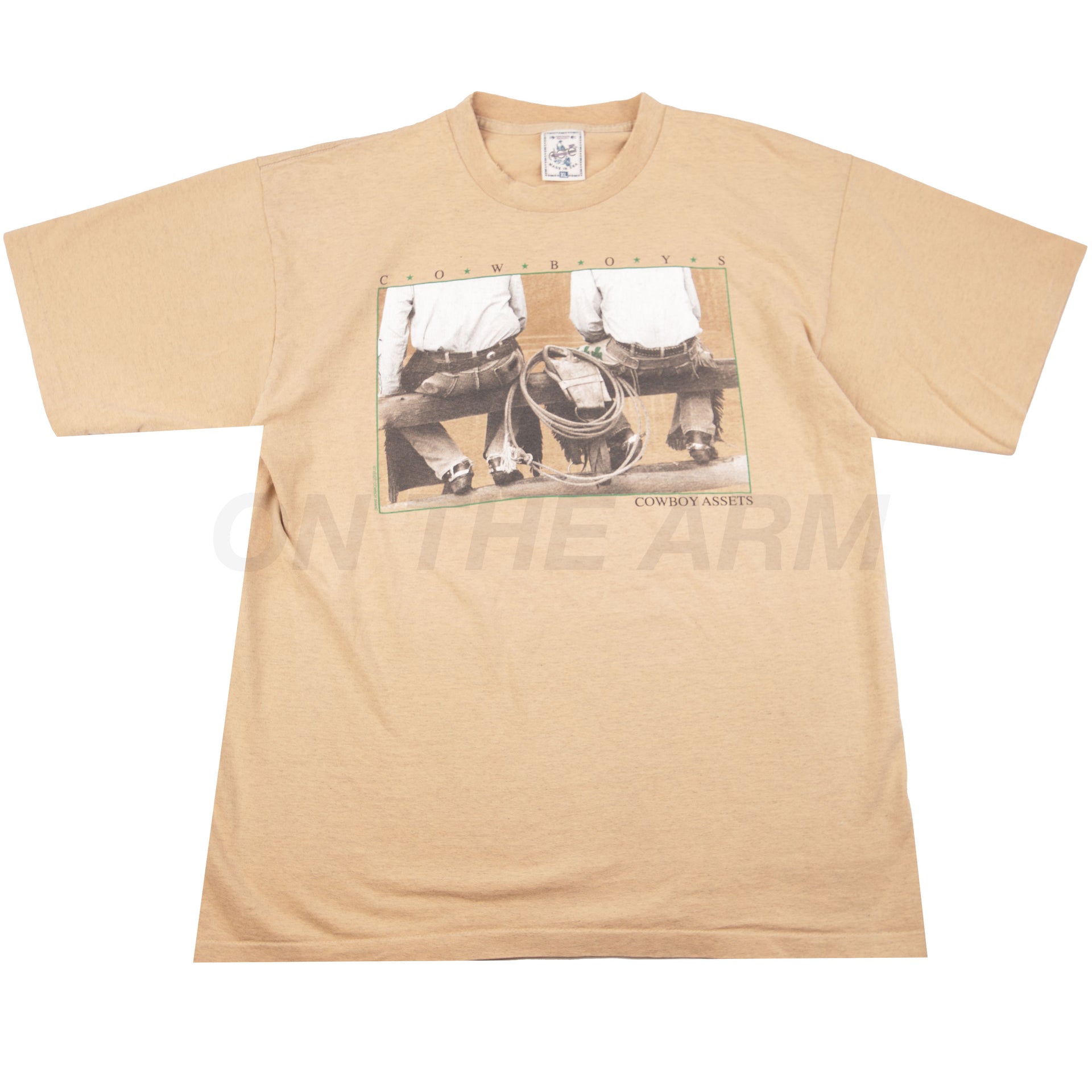 Vintage Tan Cowboy Assets Tee (1990's)