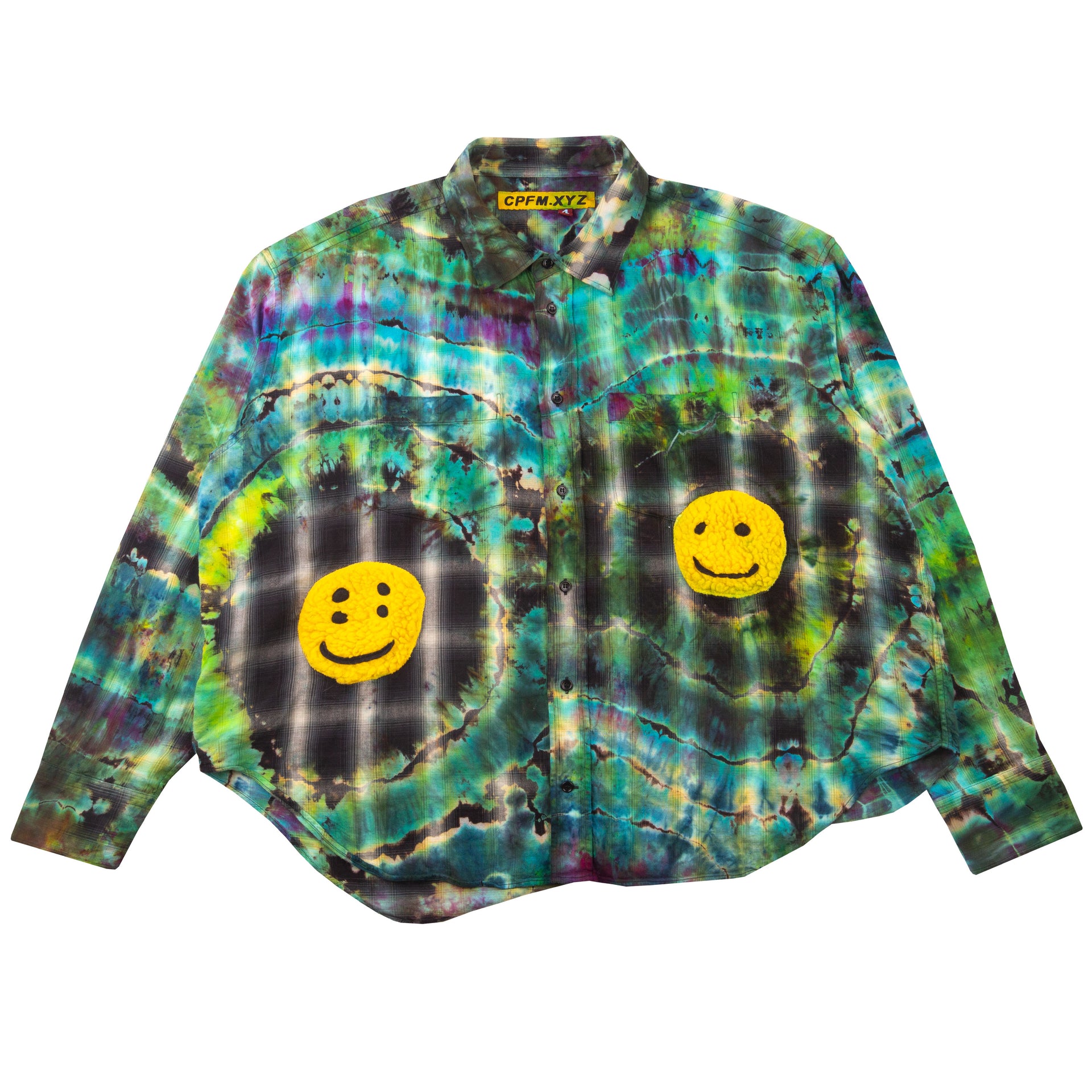 CPFM Tie Dyed Smiley Flannel PRE-OWNED