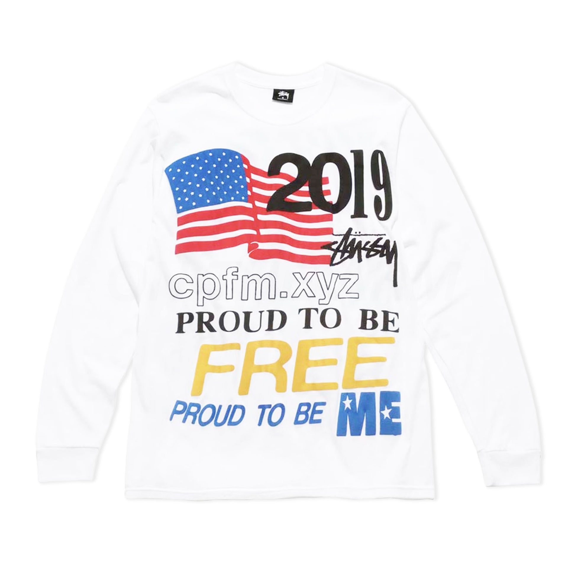 Stussy White CPFM L/S (2019)