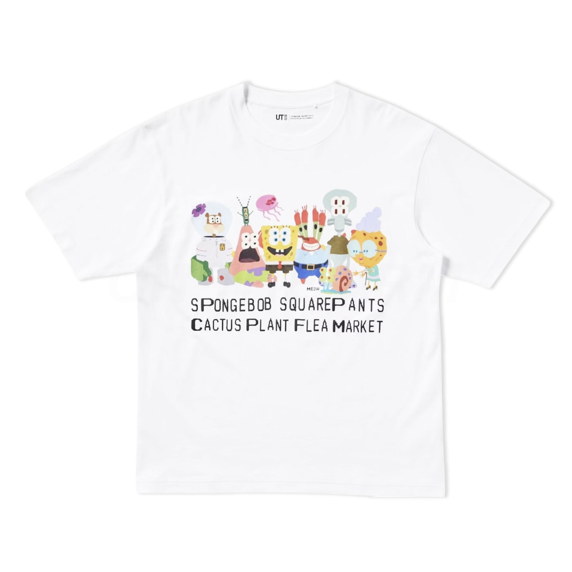 Uniqlo White CPFM Spongebob Tee