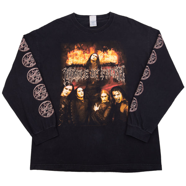 Vintage Black Cradle of Filth Tonight in Flames L/S (2000's)