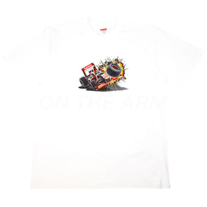 Supreme White Crash Tee