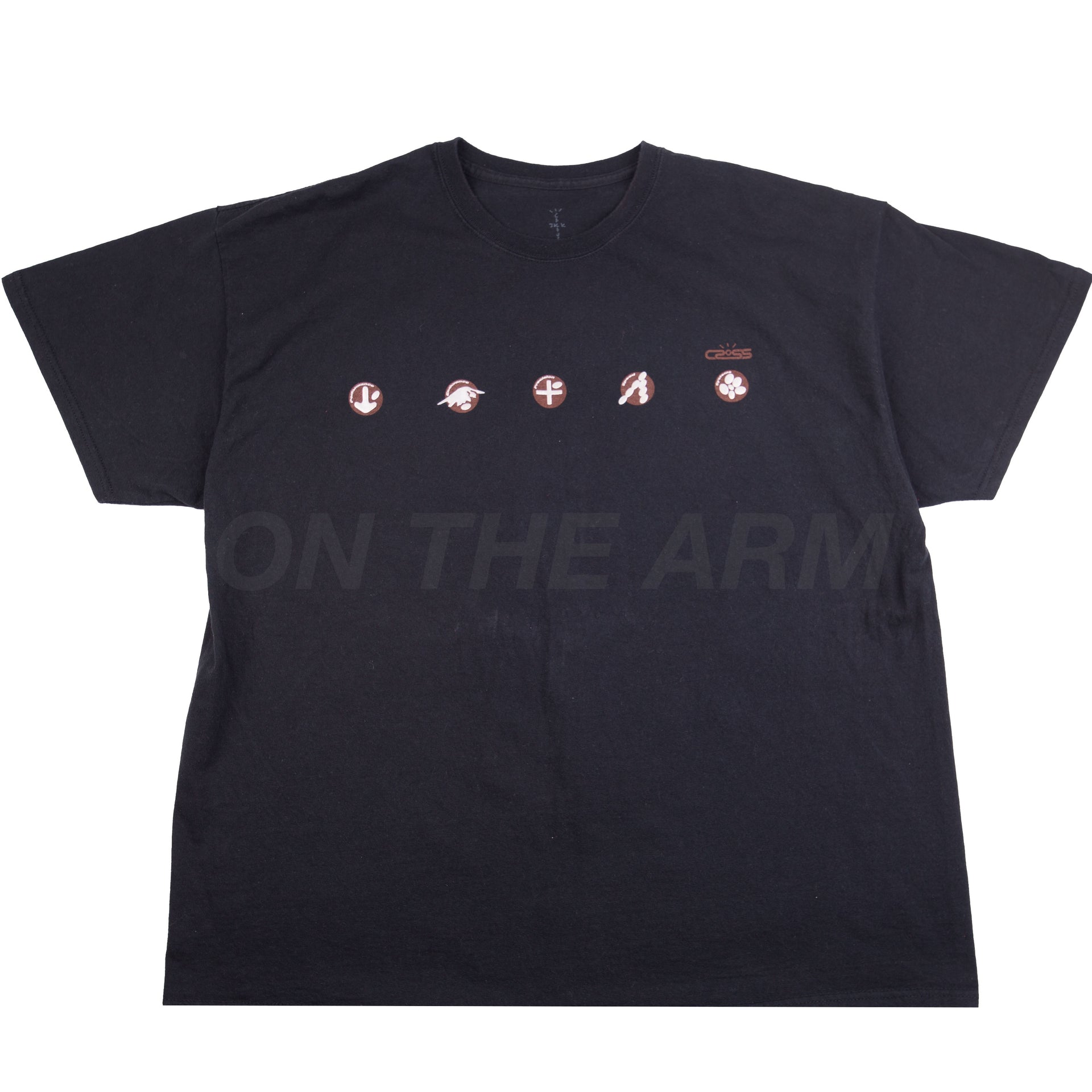 Travis Scott Black Cross Tee PRE-OWNED