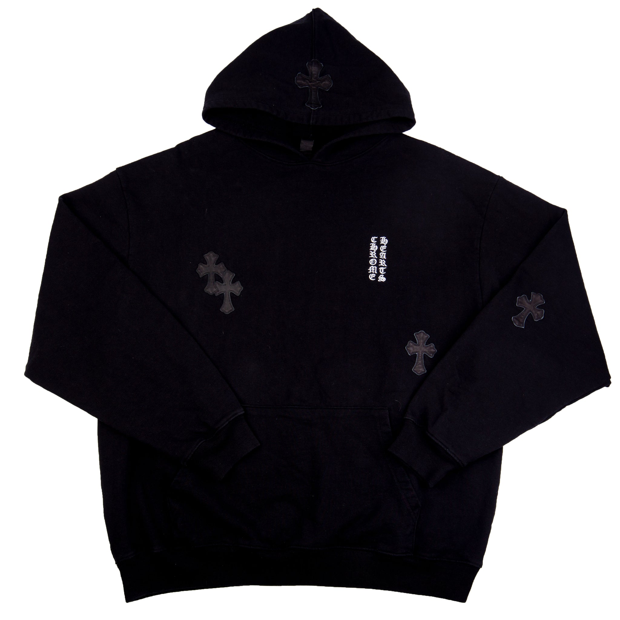 Chrome hearts cross patch hoodie sale