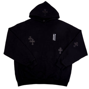 Chrome Hearts Black Cross Patch Hoodie PRE-OWNED