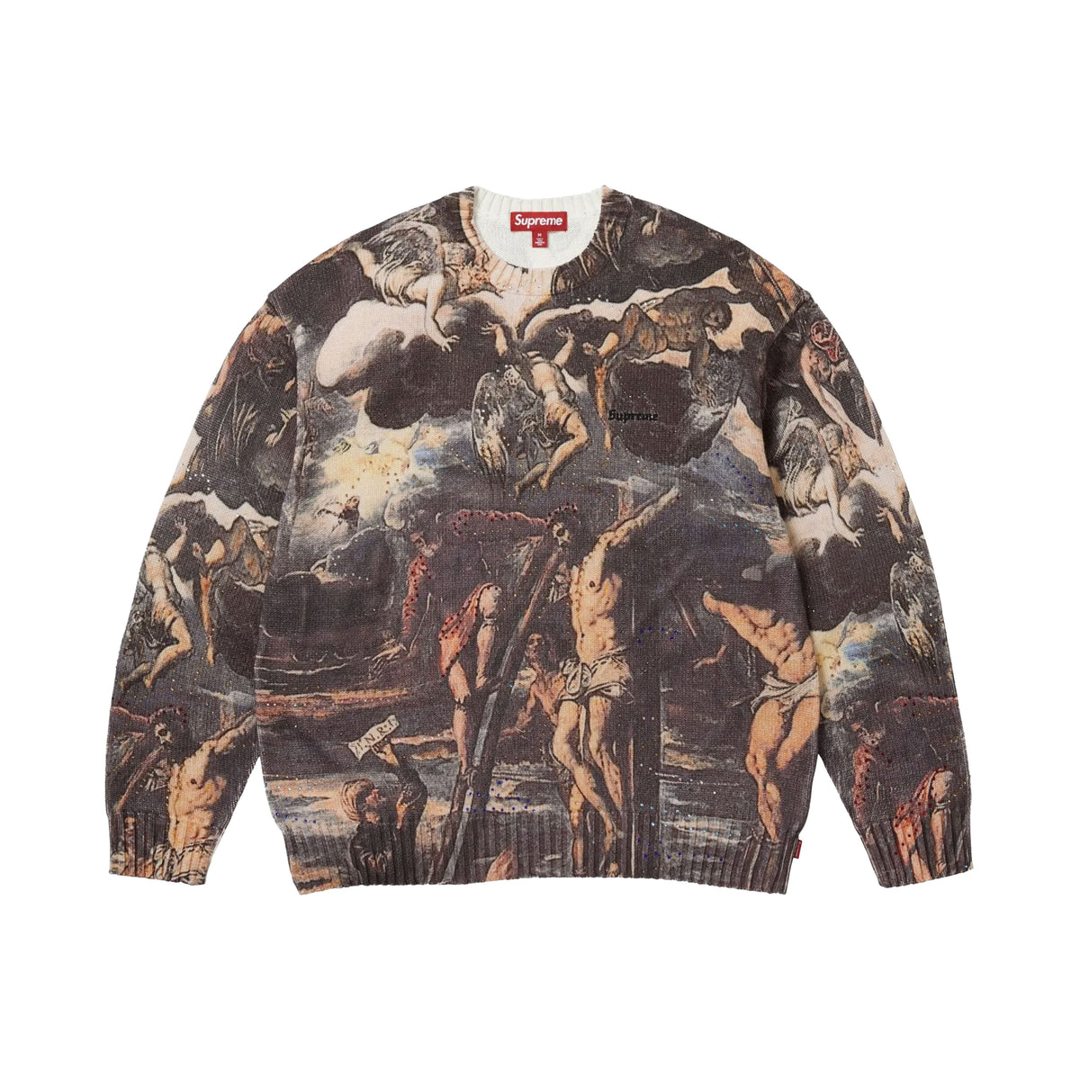 Supreme Multicolor Crucifixion Knit Sweater