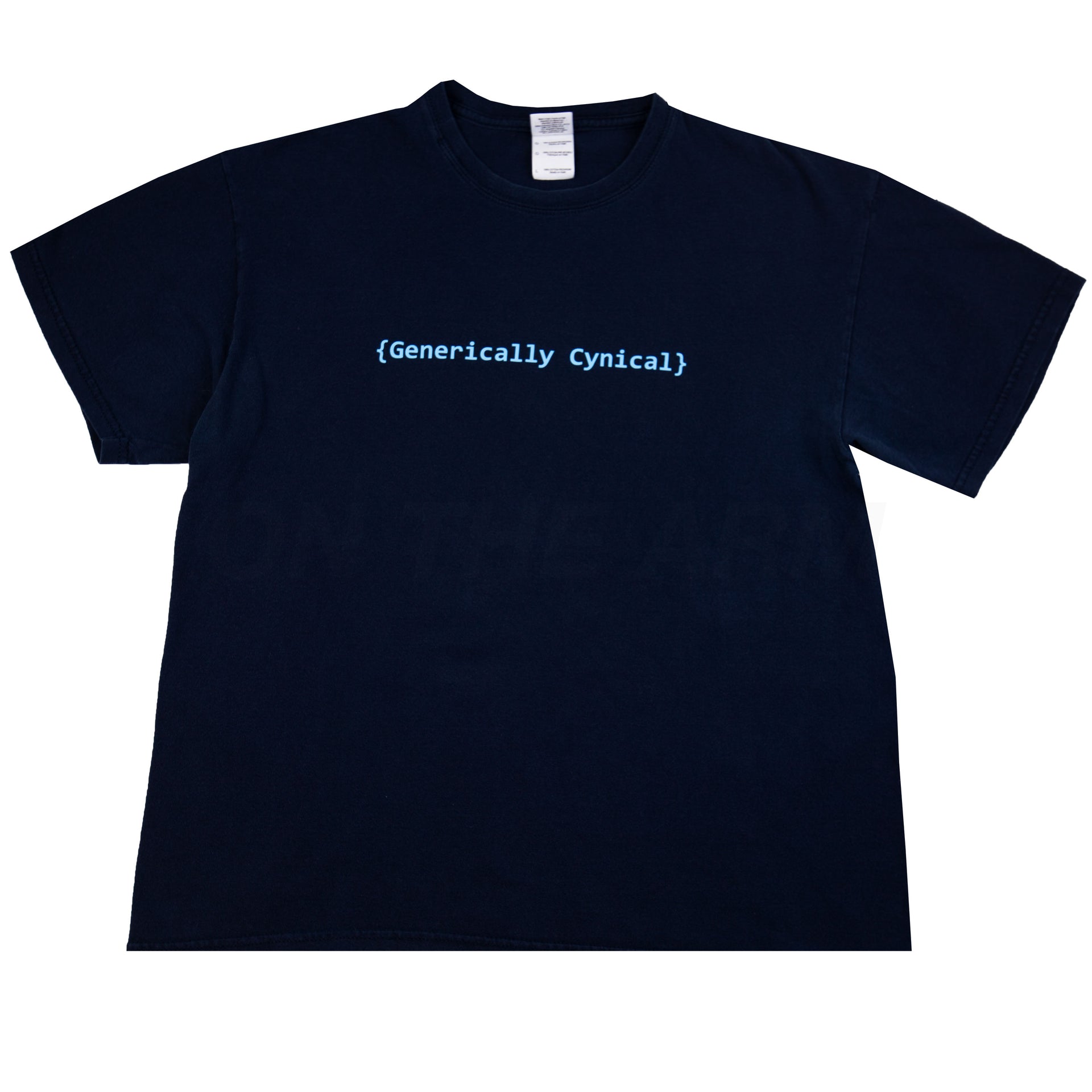 Vintage Navy Generically Cynical Tee (2000's)