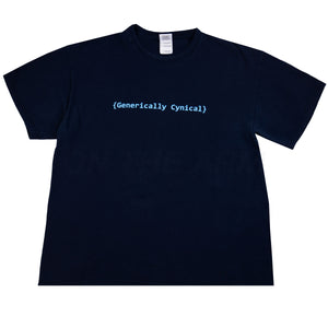 Vintage Navy Generally Cynical Tee (2000's)