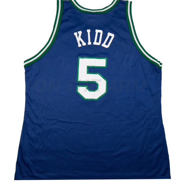 Vintage Blue Mavericks Kidd Champion Jersey