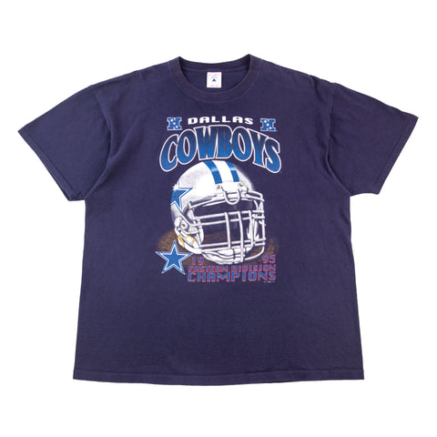 Vintage Navy Dallas Cowboys Division Champs Tee (1995)
