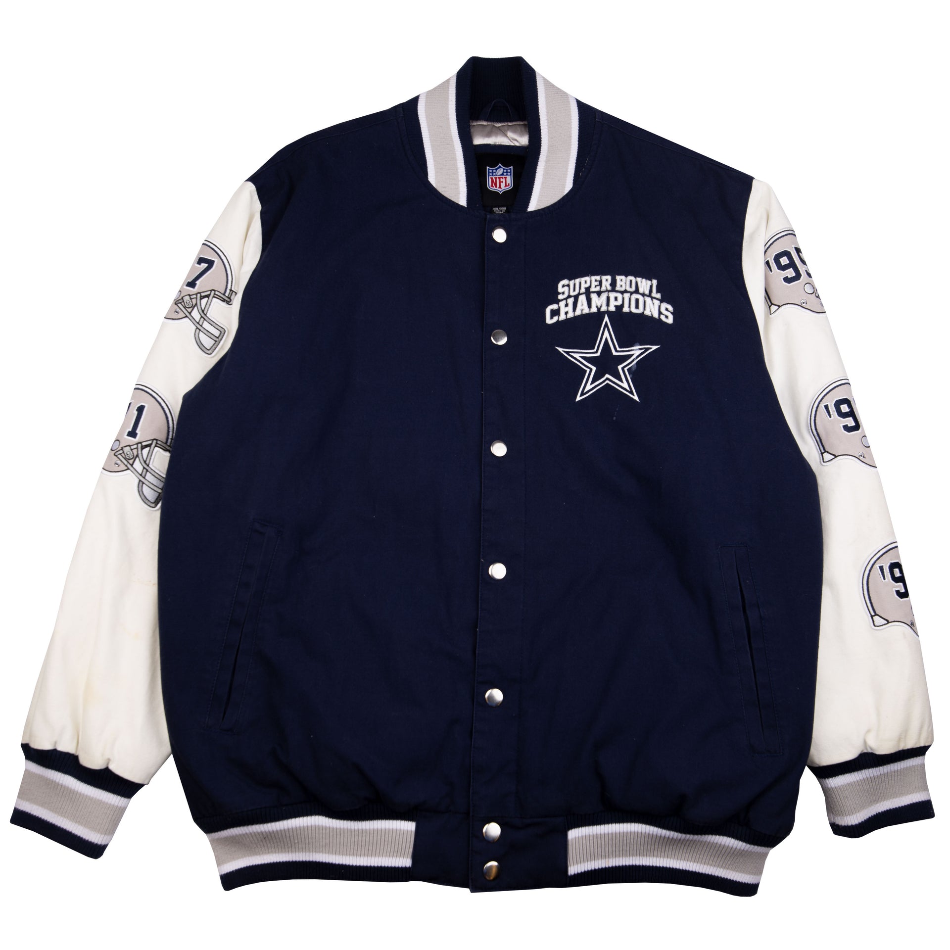 Vintage Navy Dallas Cowboys Super Bowl Champions Jacket (2000's)