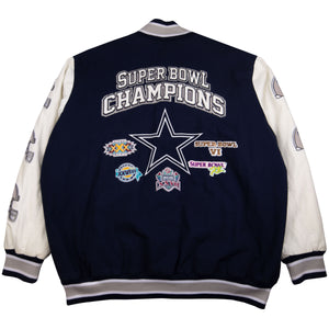 Vintage Navy Dallas Cowboys Super Bowl Champions Jacket (2000's)