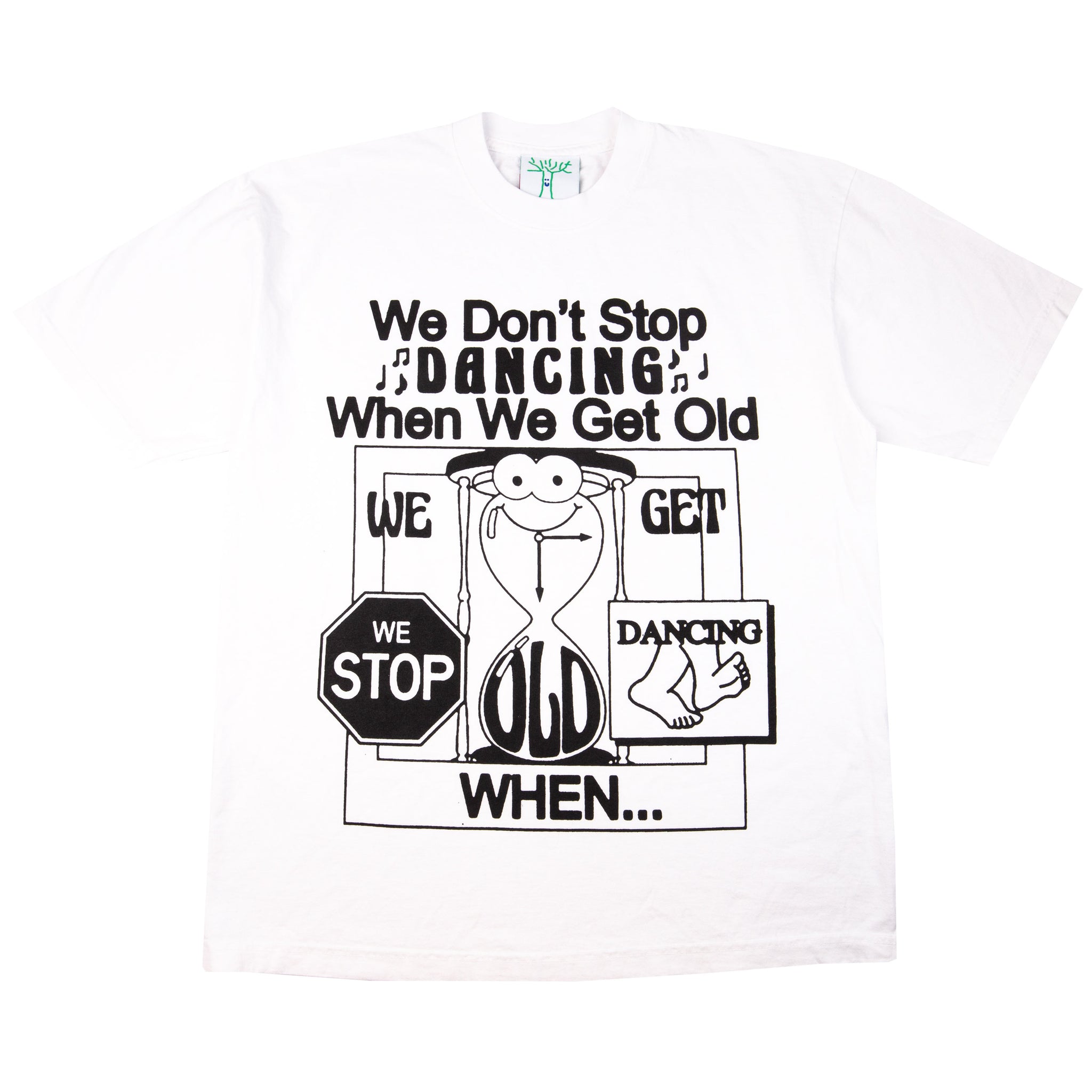 Online Ceramics White Dancing Tee PRE-OWNED