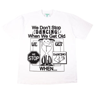 Online Ceramics White Dancing Tee PRE-OWNED