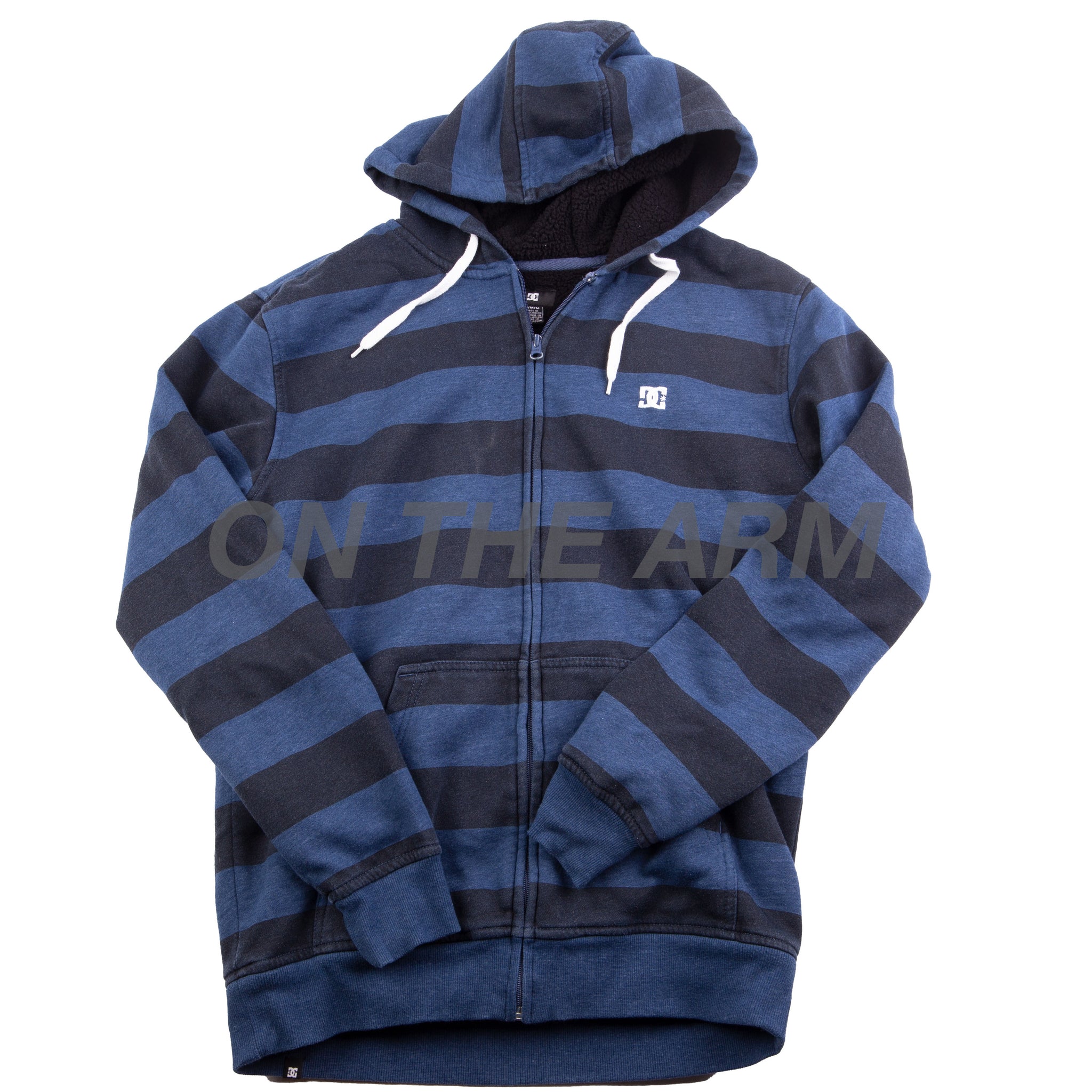 Vintage DC Skateboards Striped Zip Up (2000's)