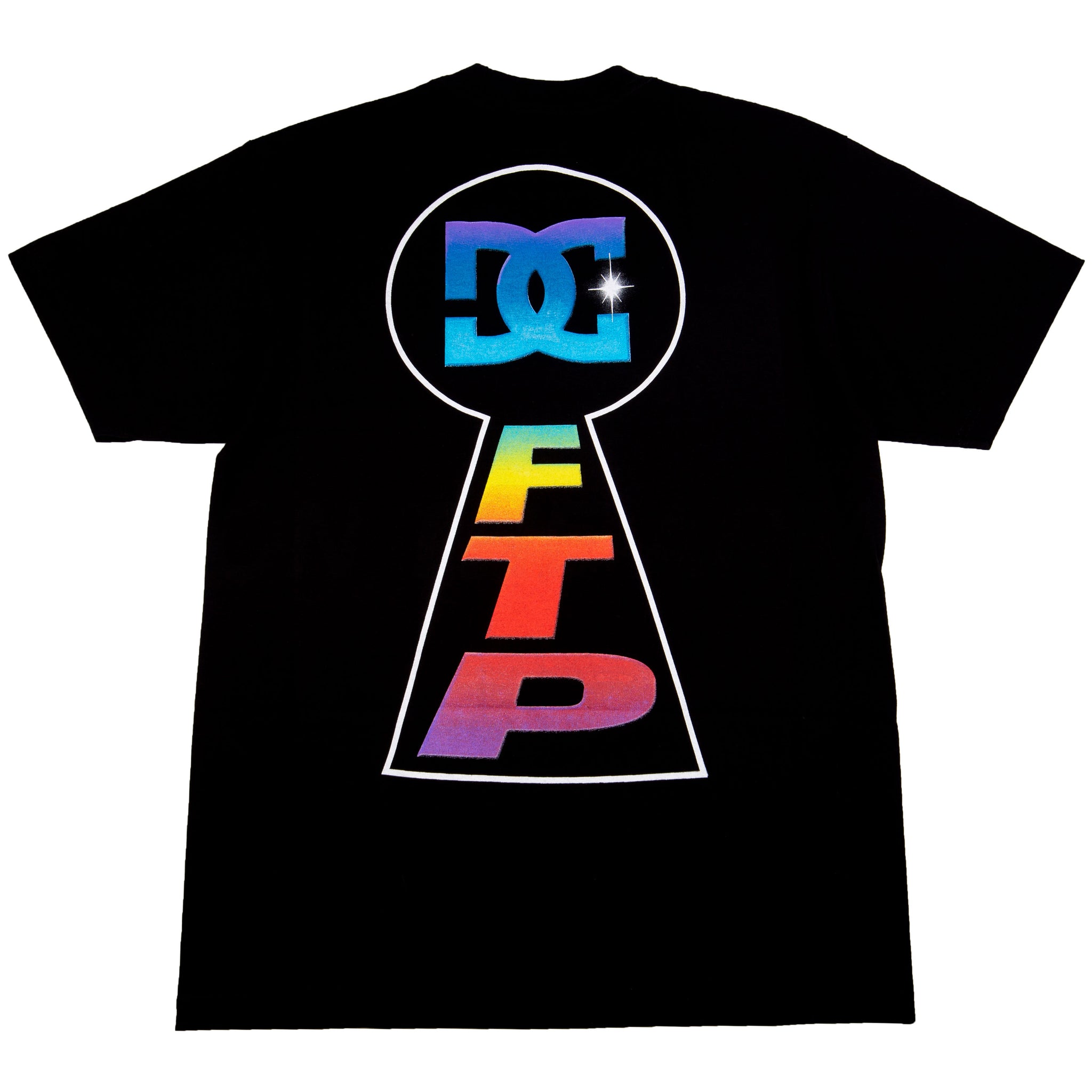 FTP Black DC Skateboards Tee PRE-OWNED