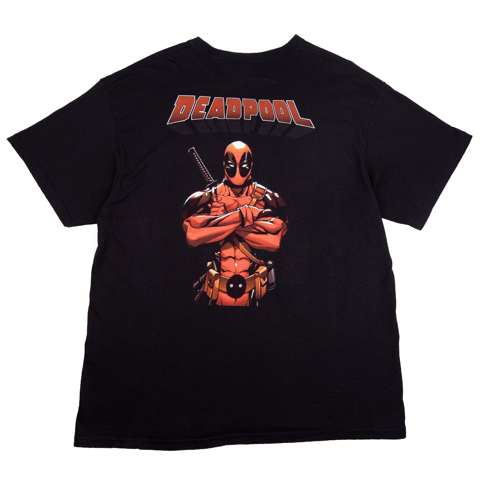 Vintage Black Marvel Deadpool Tee (2000's)