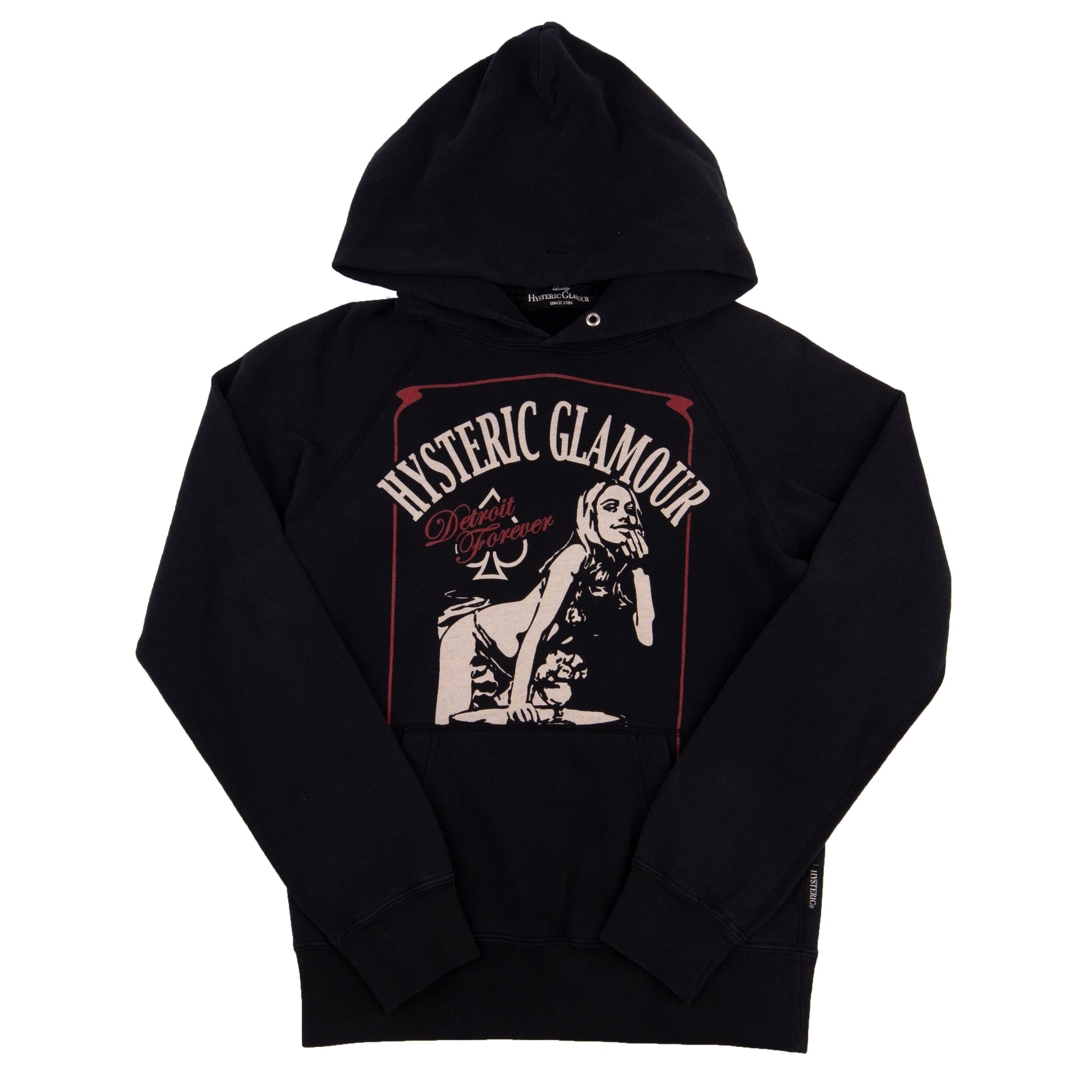Hysteric Glamour Black Detroit Fever Hoodie PRE-OWNED