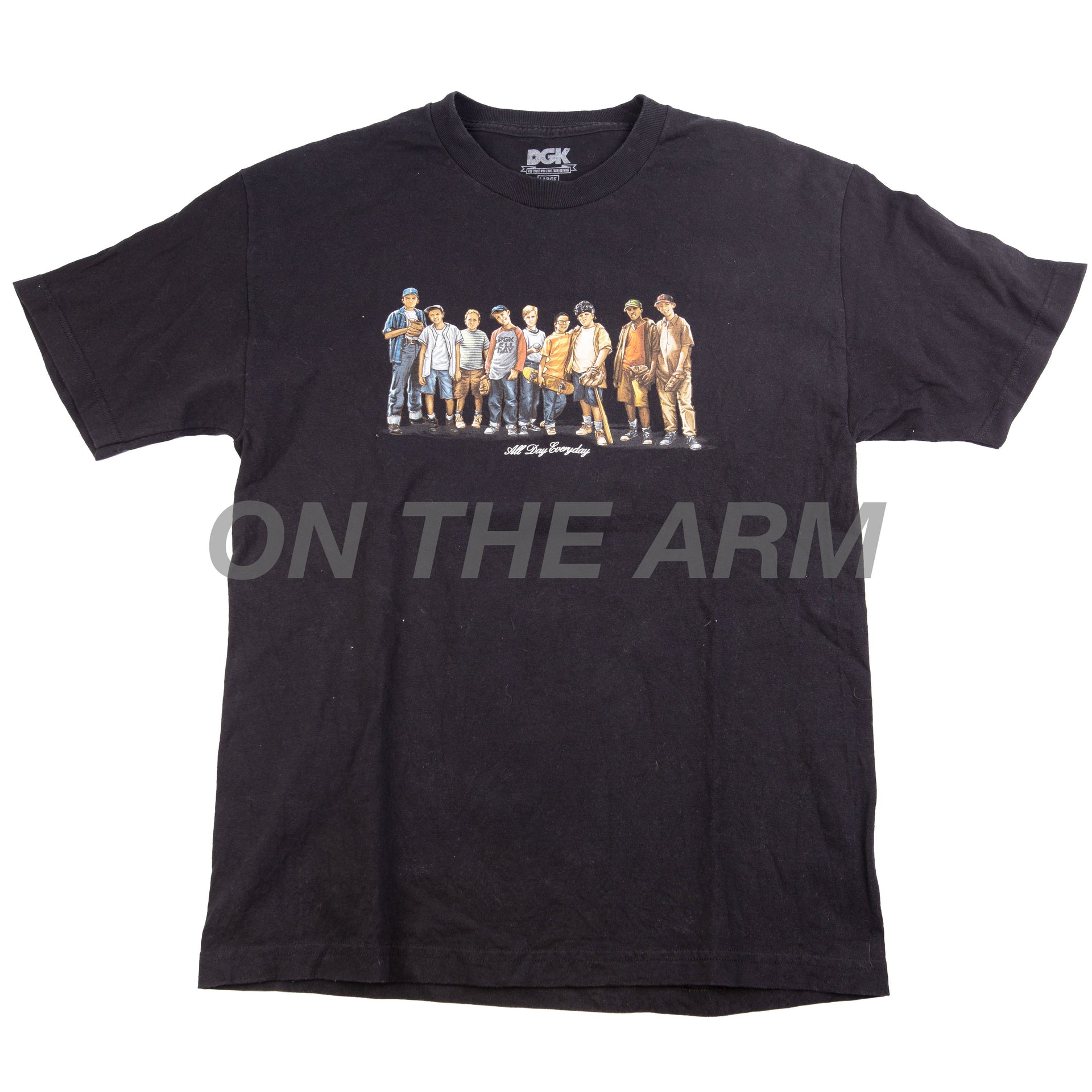 DGK Black Sandlot Tee PRE-OWNED