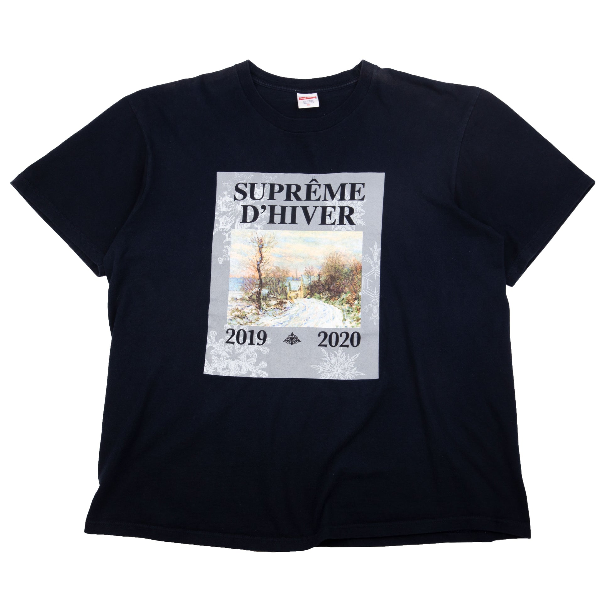 Supreme Navy D'Hiver Tee PRE-OWNED